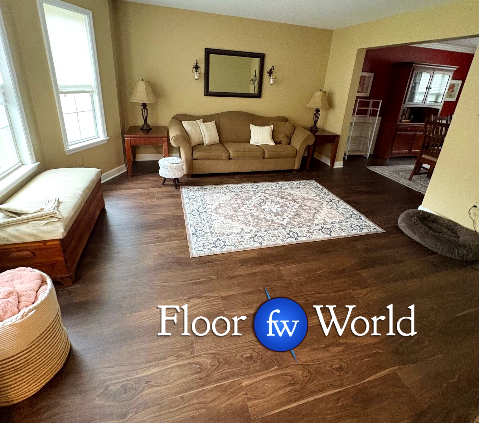 Hardwood flooring sample