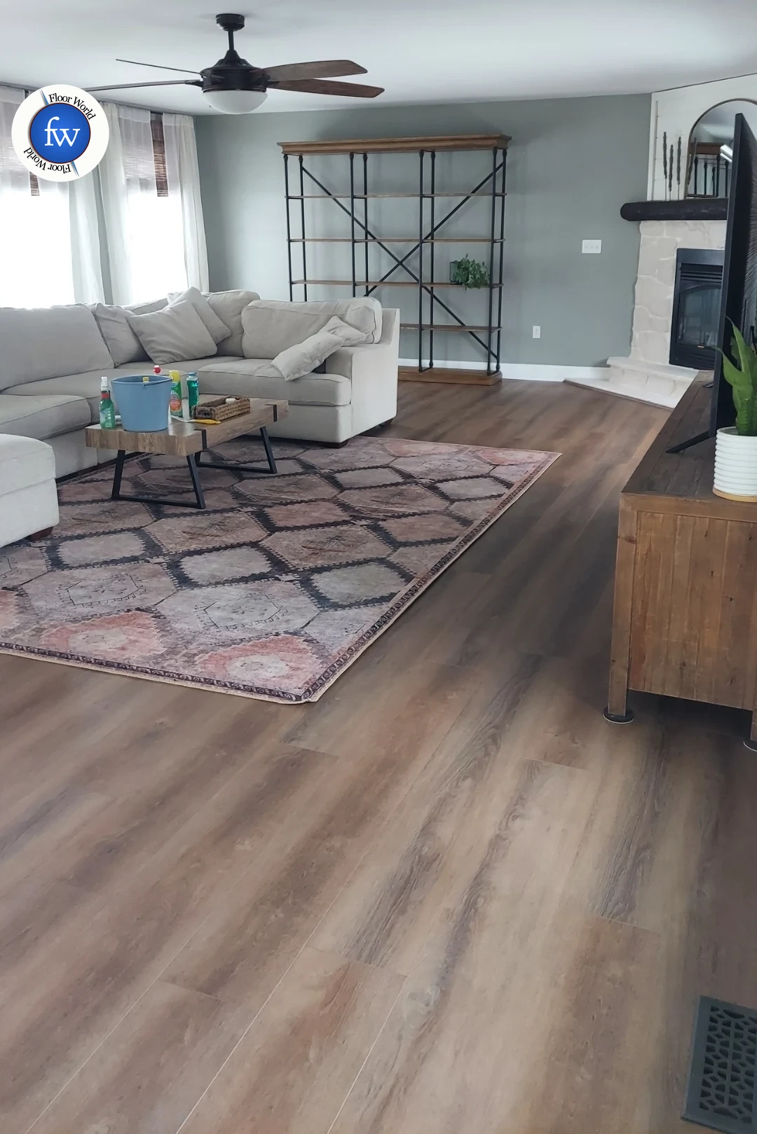 Galleria Intown · Luxury Vinyl Plank/Tile · Chesapeake · FirmFit Intown · installed room photo · Floor World Ephrata PA