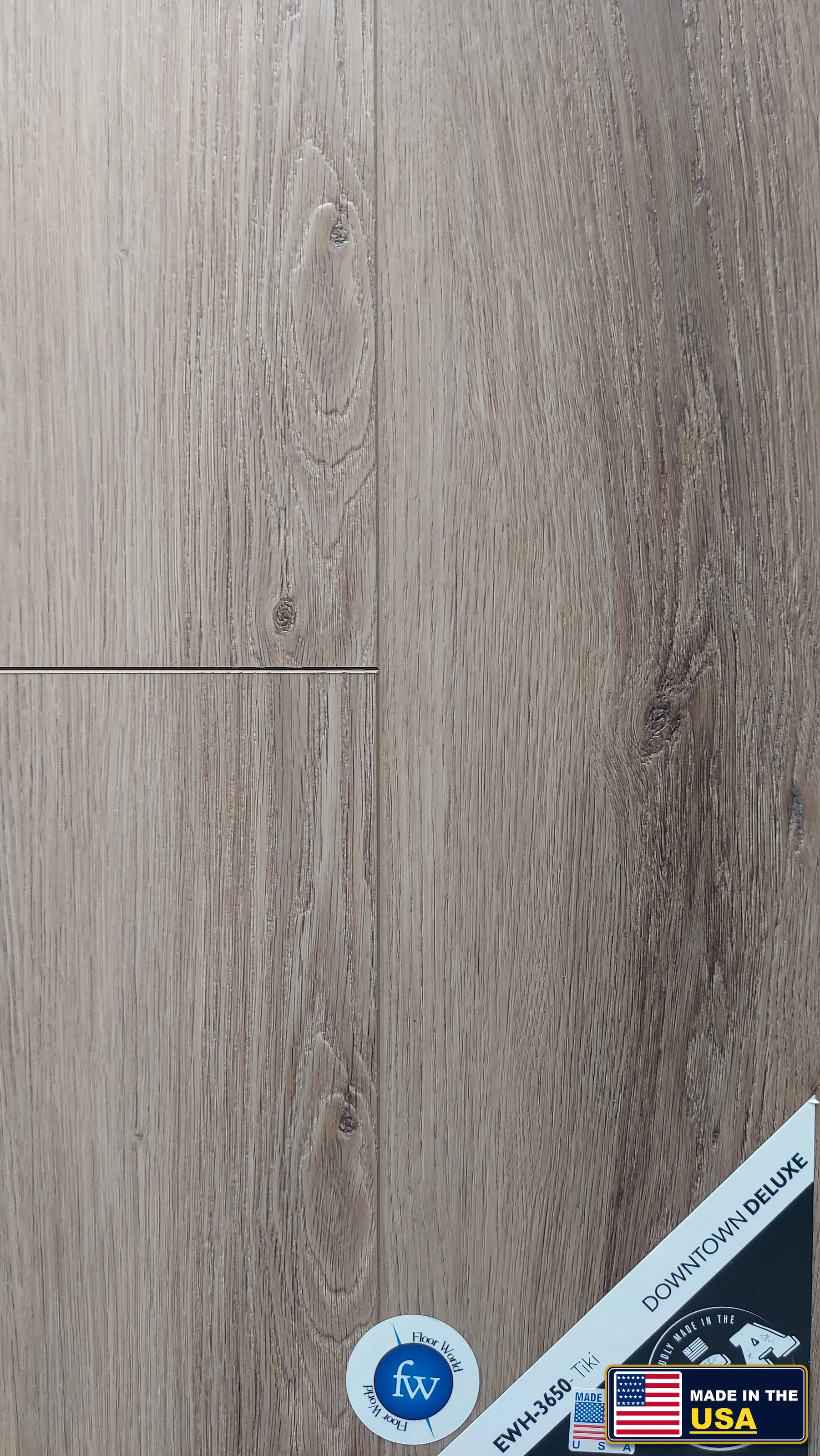 Tiki · LVP / SPC · Chesapeake · FirmFit Downtown · flooring sample photo · Floor World Ephrata PA