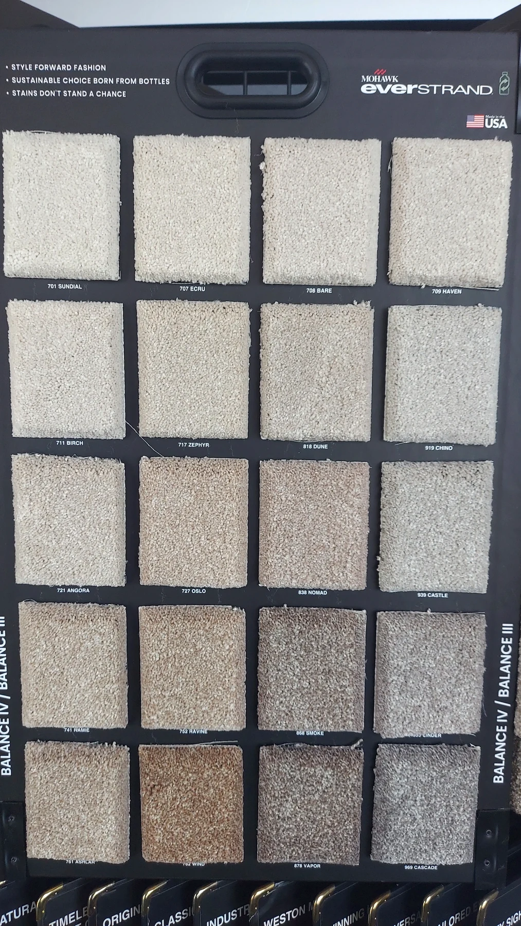 Balance · Carpet · Mohawk · EverStrand · flooring sample photo · Floor World Ephrata PA