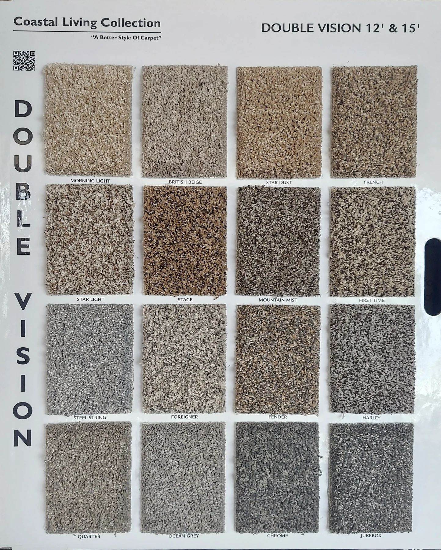Double Vision · Carpet · Northwood · Coastal Living · flooring sample photo · Floor World Ephrata PA