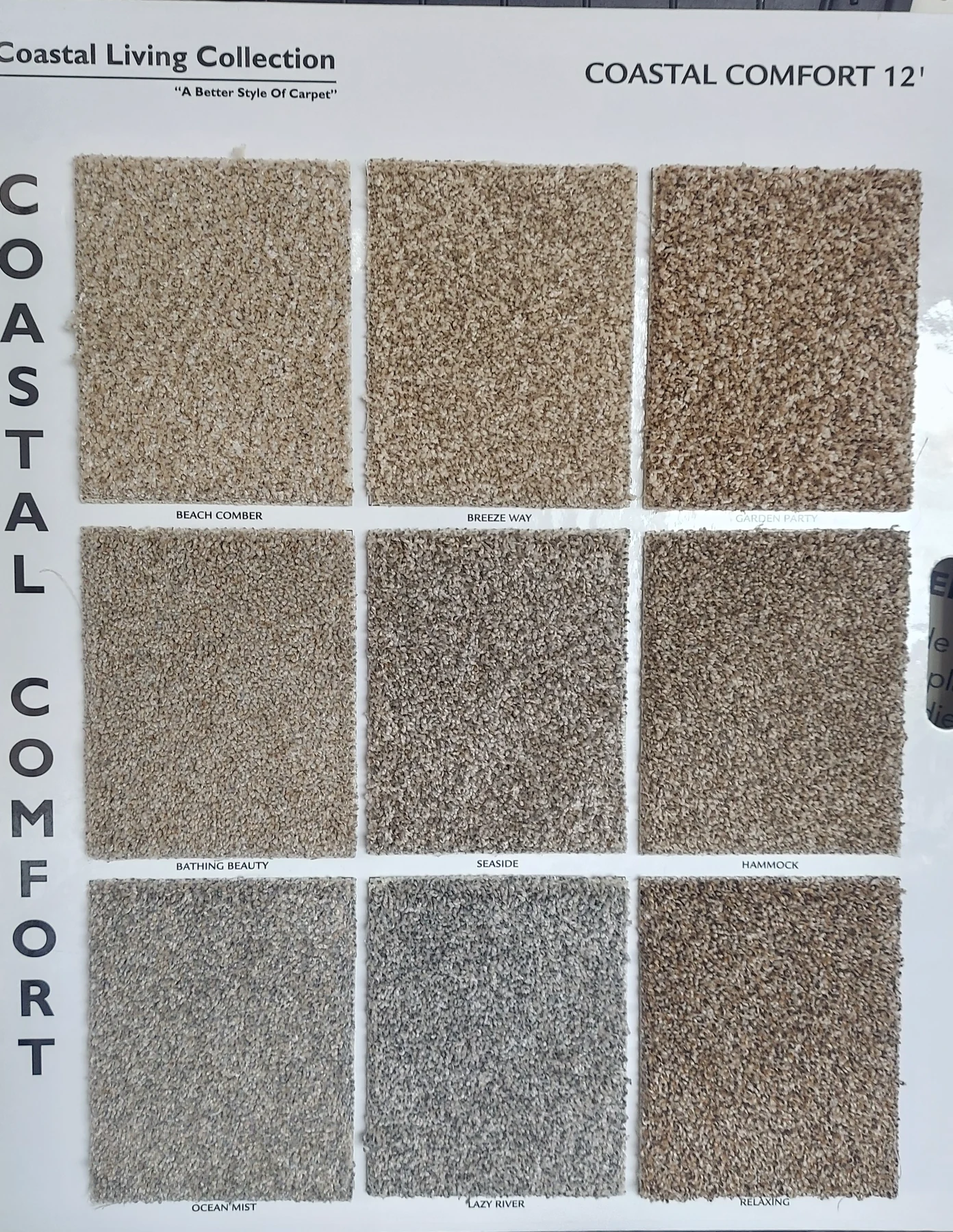 Coastal Comfort · Carpet · Northwood · Coastal Living · flooring sample photo · Floor World Ephrata PA