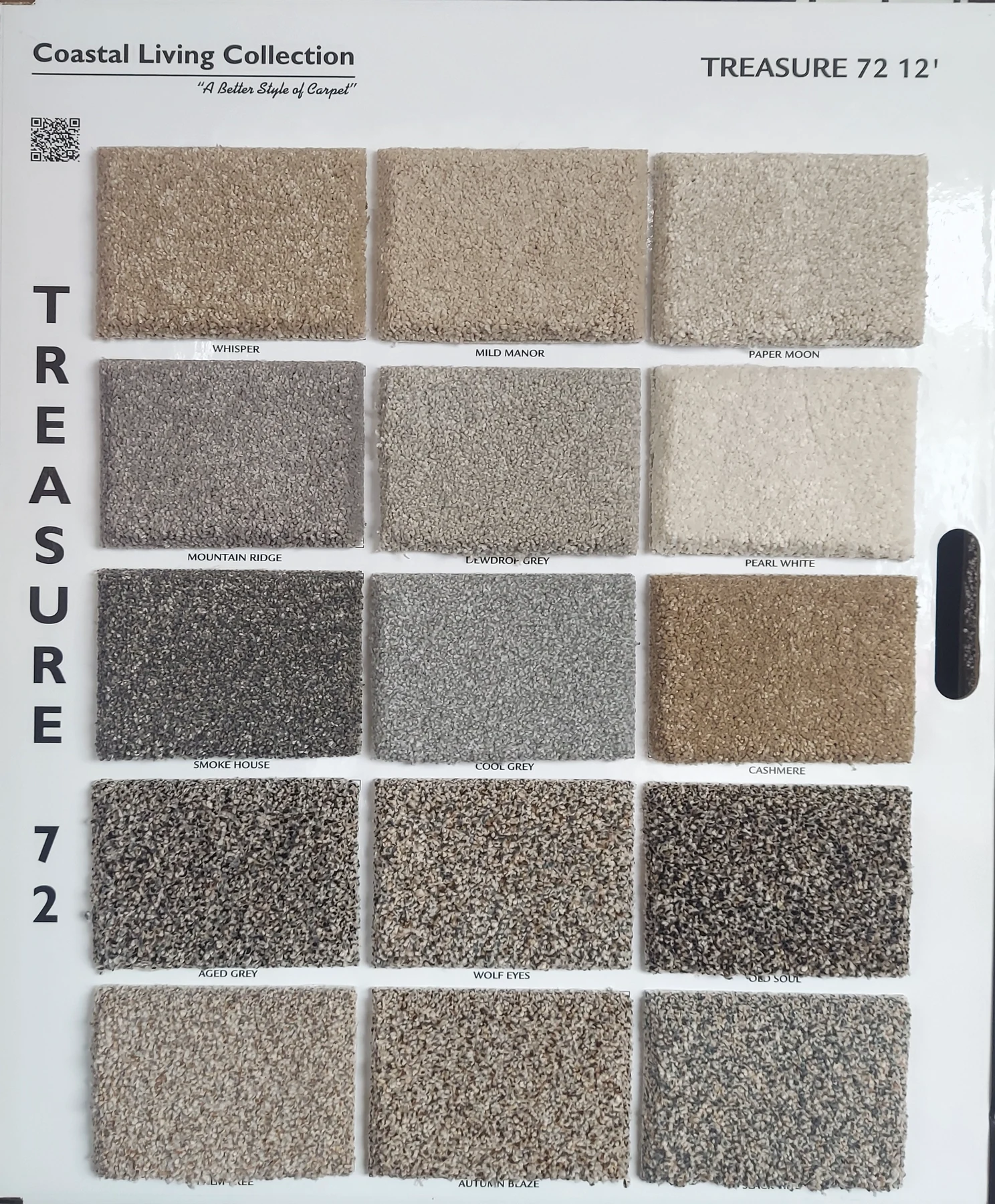 Treasure 72 · Carpet · Northwood · Coastal Living · flooring sample photo · Floor World Ephrata PA