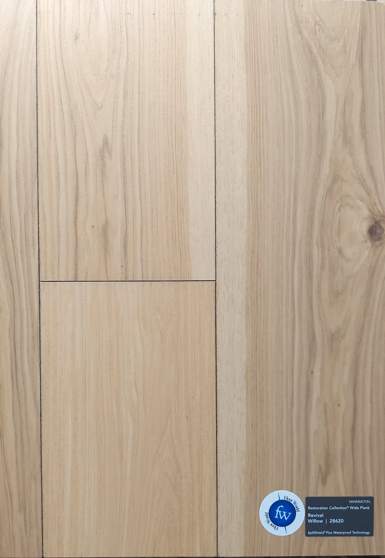 Willow Revival · Laminate · Mannington · Restorations · flooring sample photo · Floor World Ephrata PA