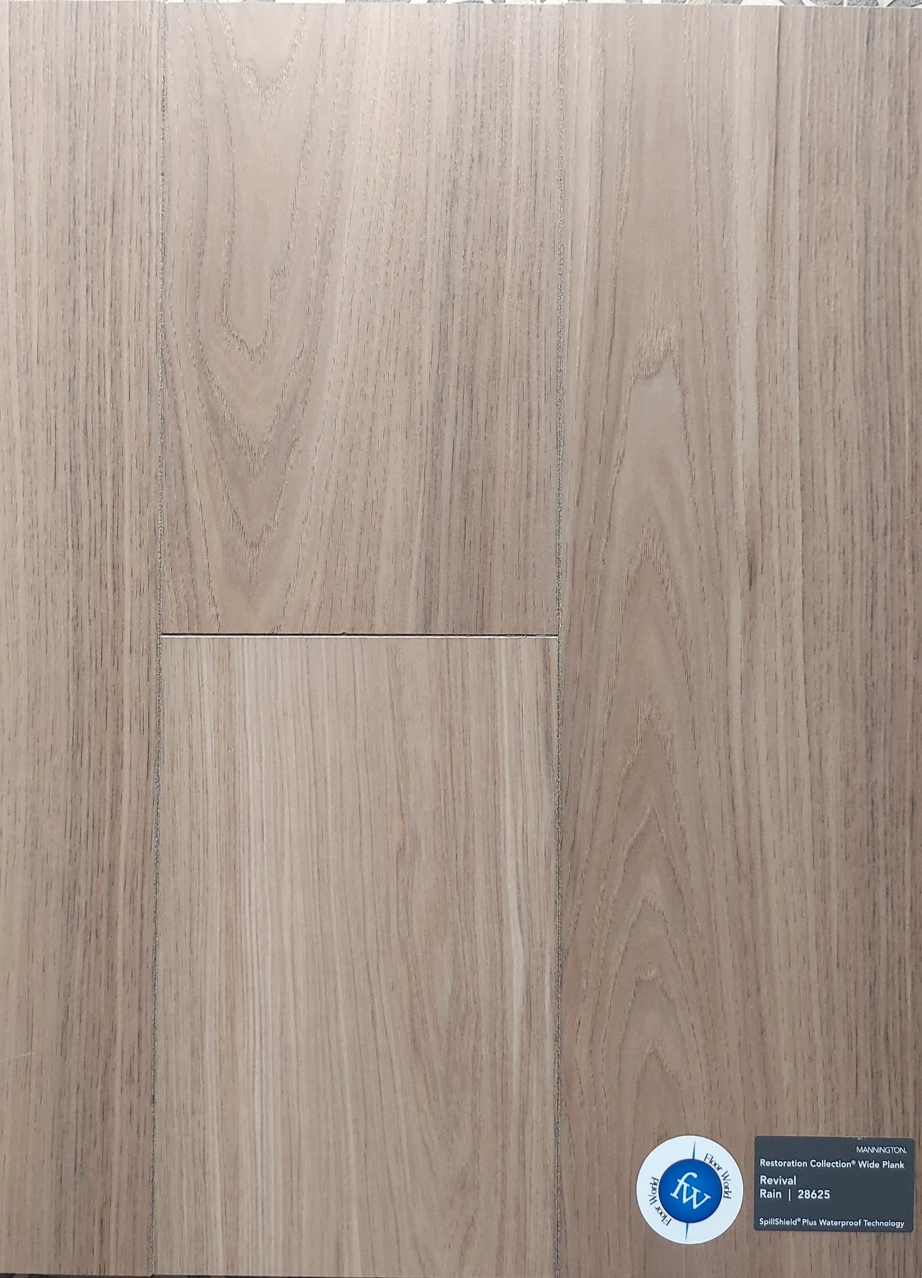 Rain Revival · Laminate · Mannington · Restorations · flooring sample photo · Floor World Ephrata PA
