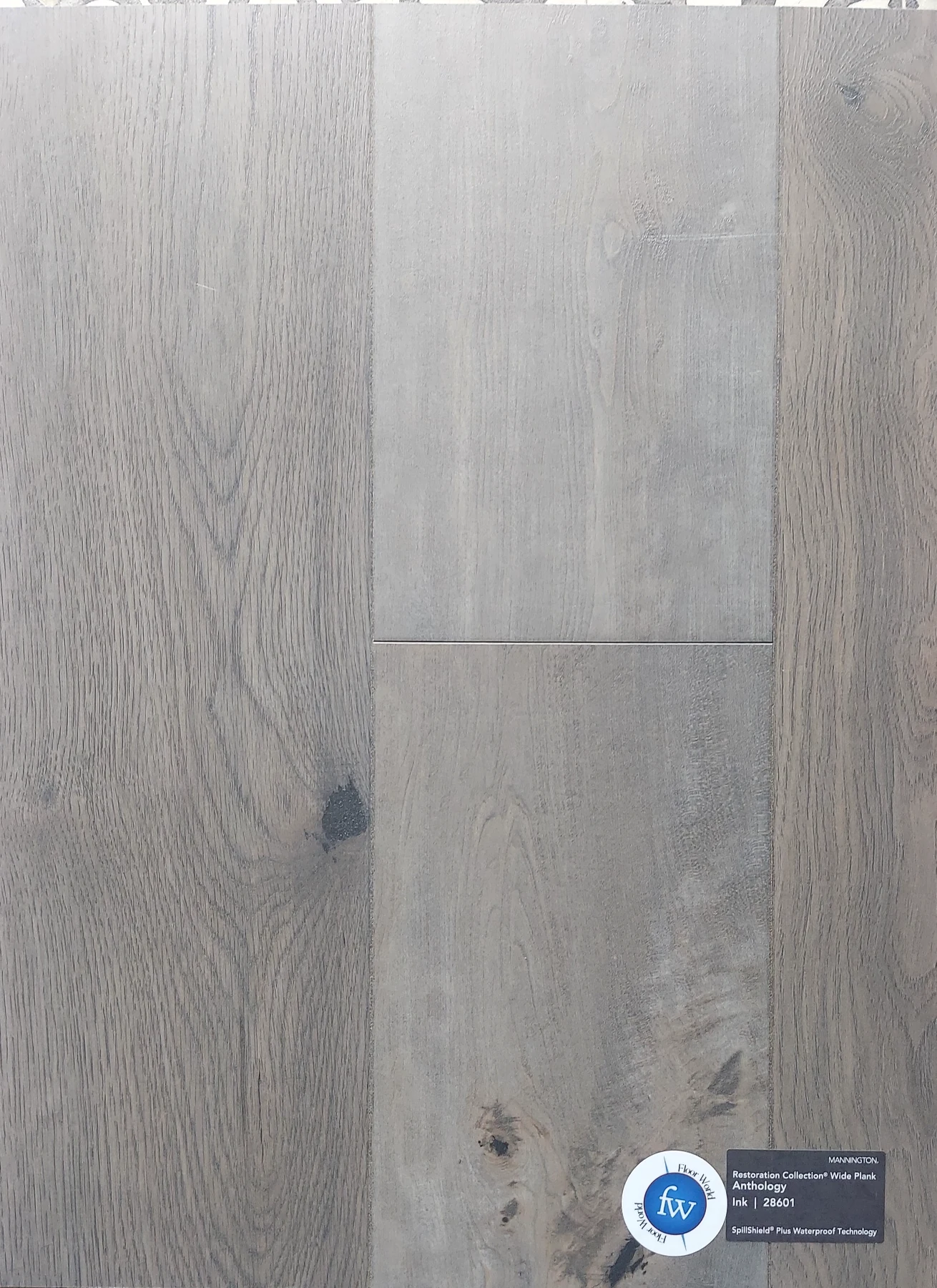 Ink Anthology · Laminate · Mannington · Restorations · flooring sample photo · Floor World Ephrata PA