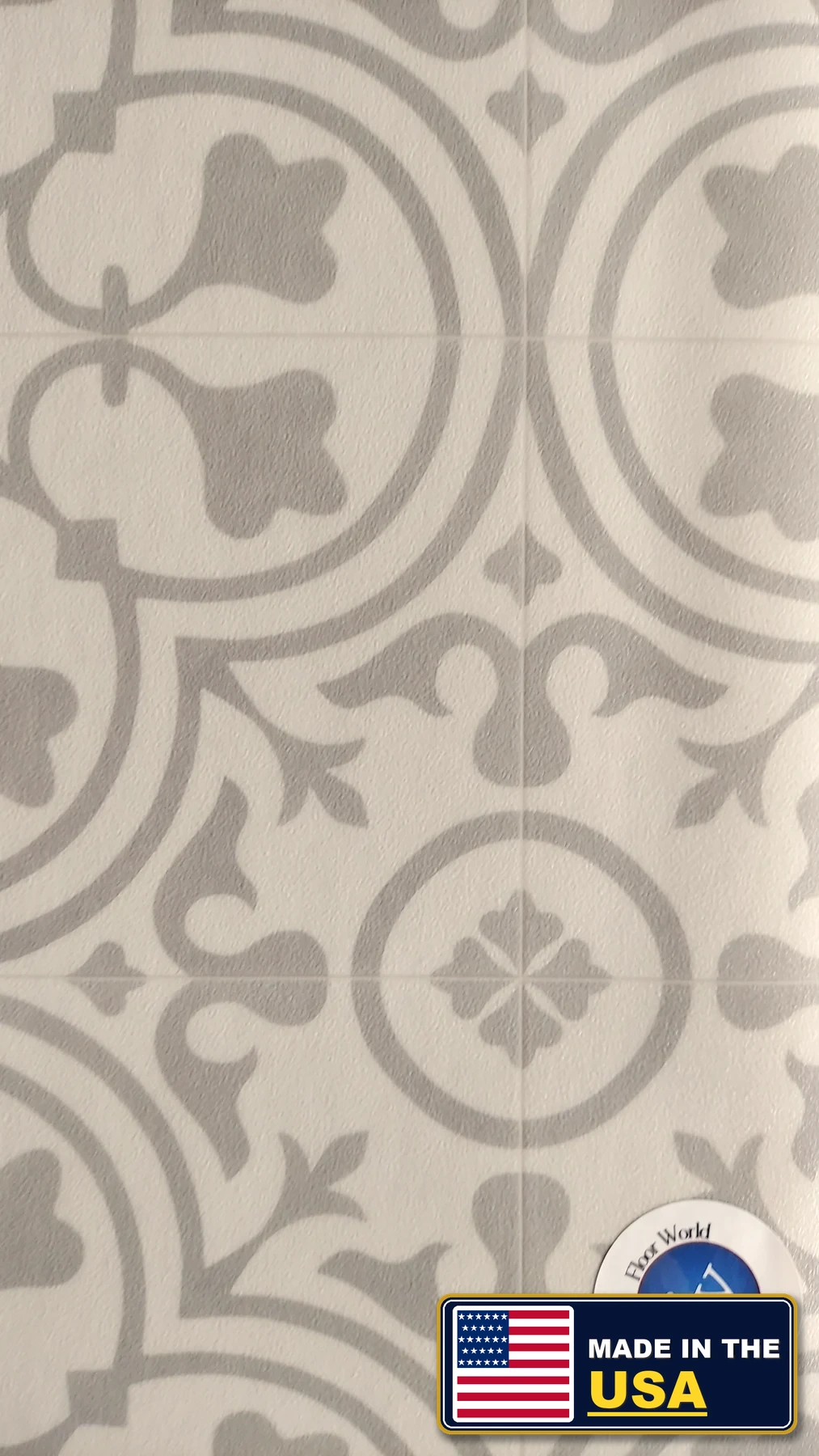 Pewter Deco · Sheet Vinyl · Mannington · Mannington Sheet Vinyl · flooring sample photo · Floor World Ephrata PA