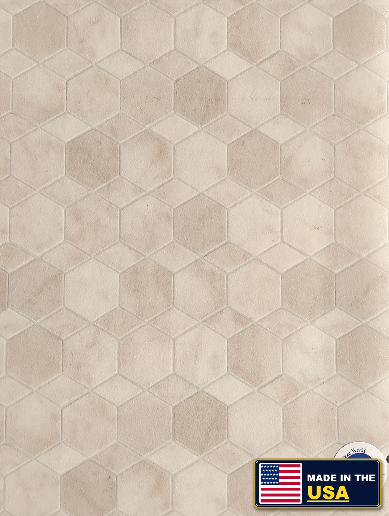 Shell Oceana · Sheet Vinyl · Mannington · Mannington Sheet Vinyl · flooring sample photo · Floor World Ephrata PA
