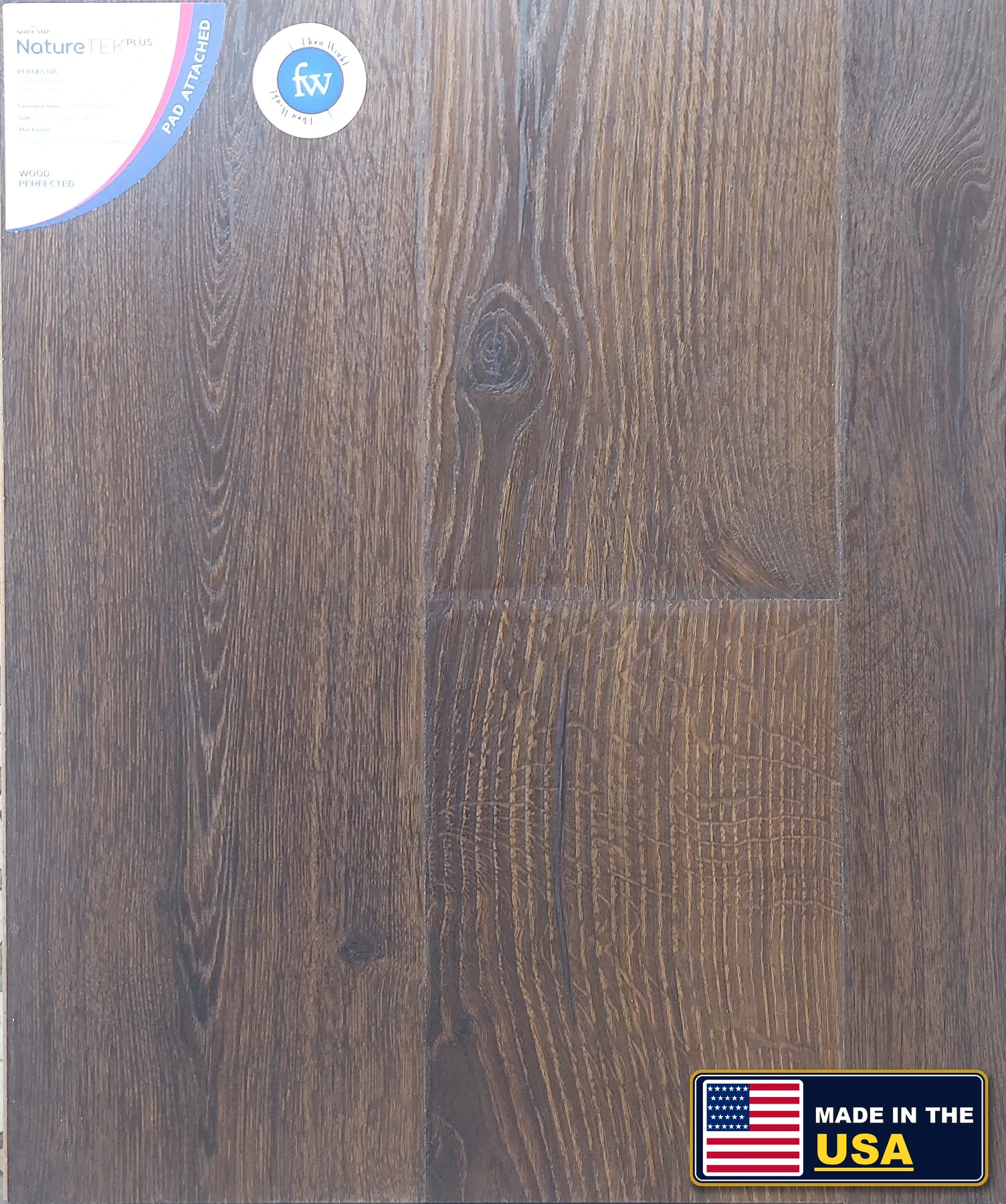 Lander Oak Perdestia · Laminate · Quick-Step · NatureTek · flooring sample photo · Floor World Ephrata PA