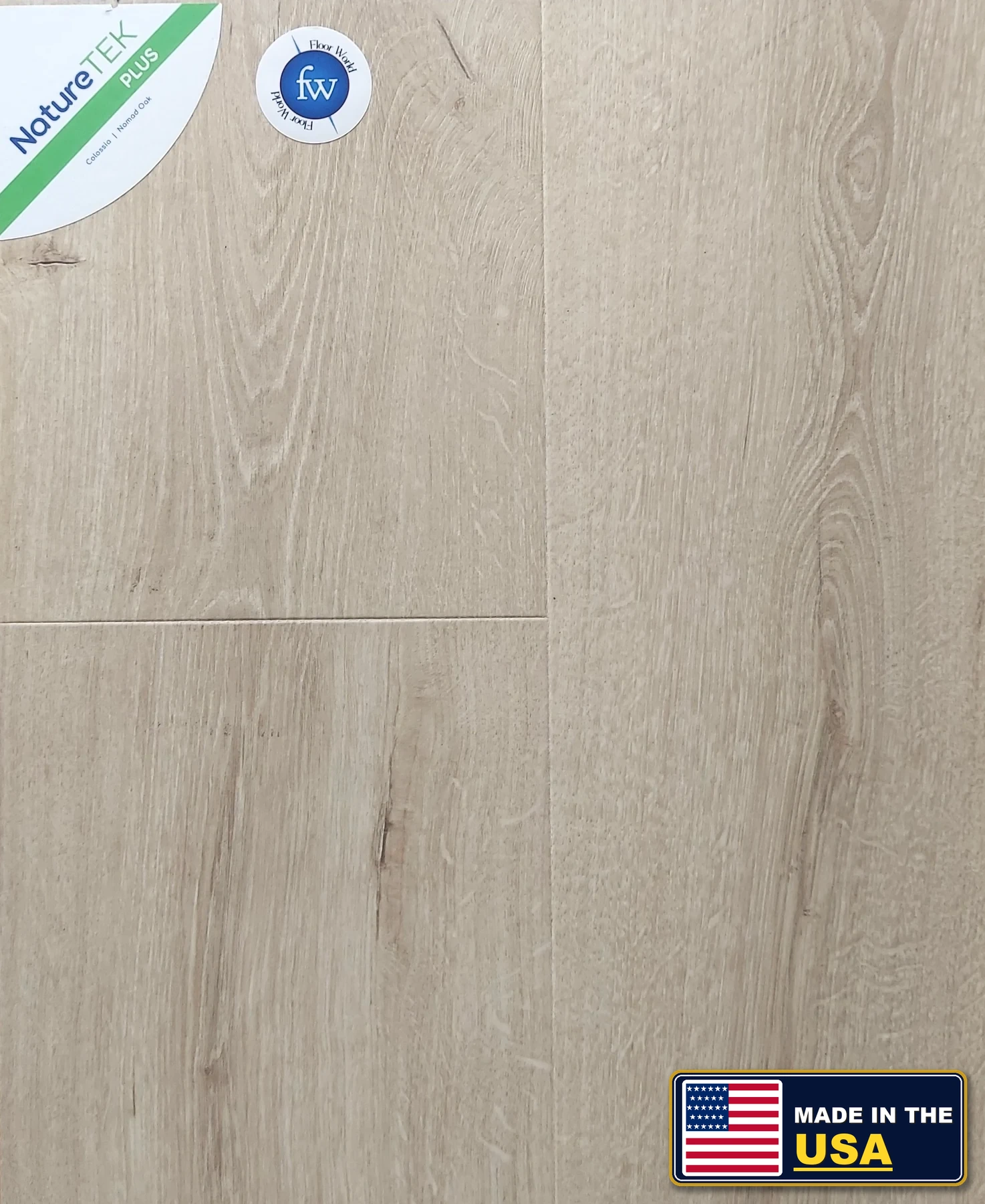 Nomad Oak Colossia XXL · Laminate · Quick-Step · NatureTek · flooring sample photo · Floor World Ephrata PA