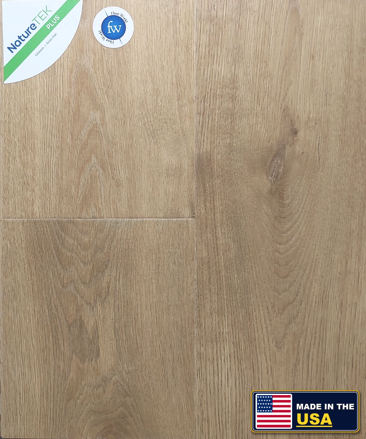 Grain Oak Colossia XXL · Laminate · Quick-Step · NatureTek · flooring sample photo · Floor World Ephrata PA