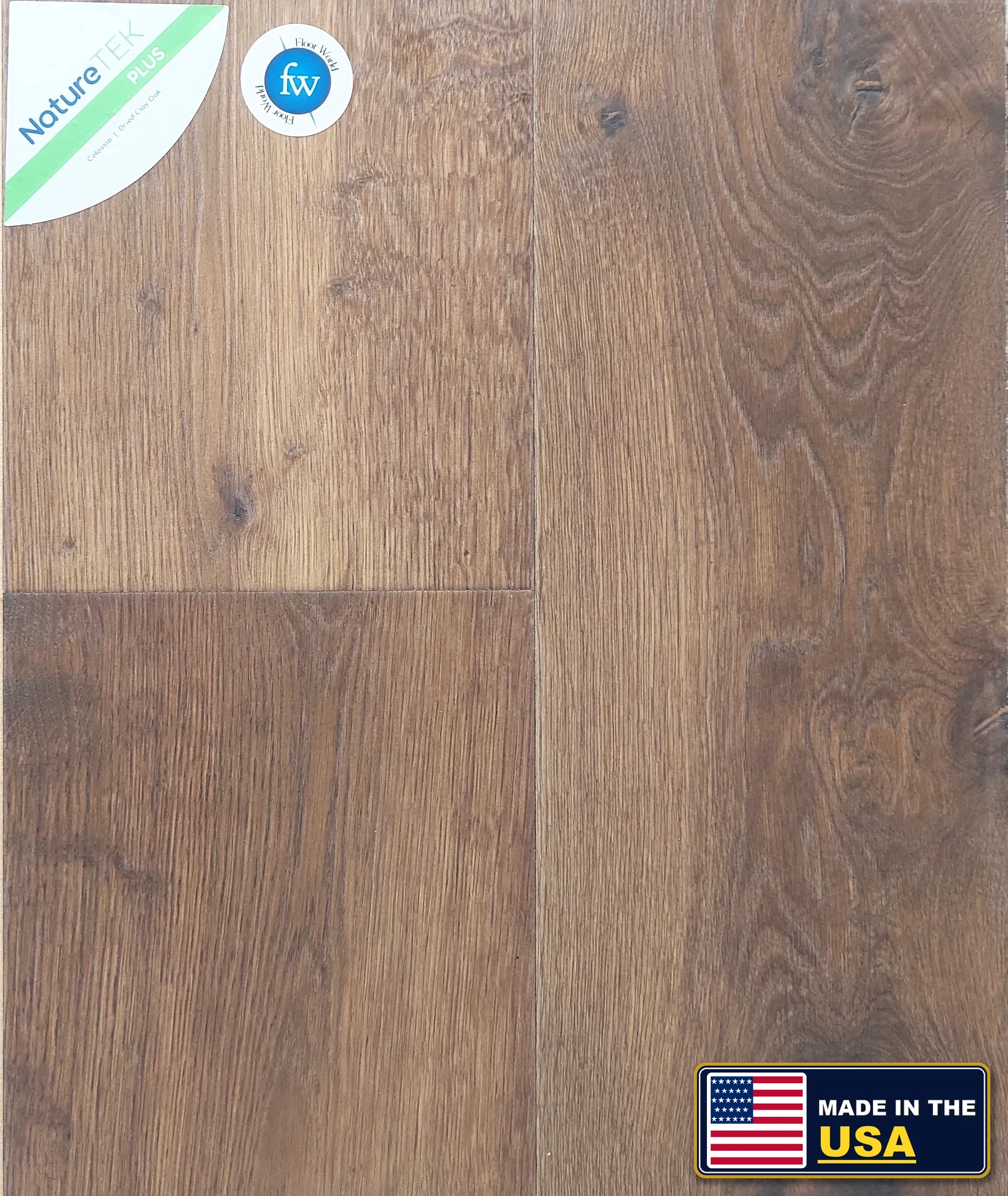 Dried Clay Oak Colossia XXL · Laminate · Quick-Step · NatureTek · flooring sample photo · Floor World Ephrata PA