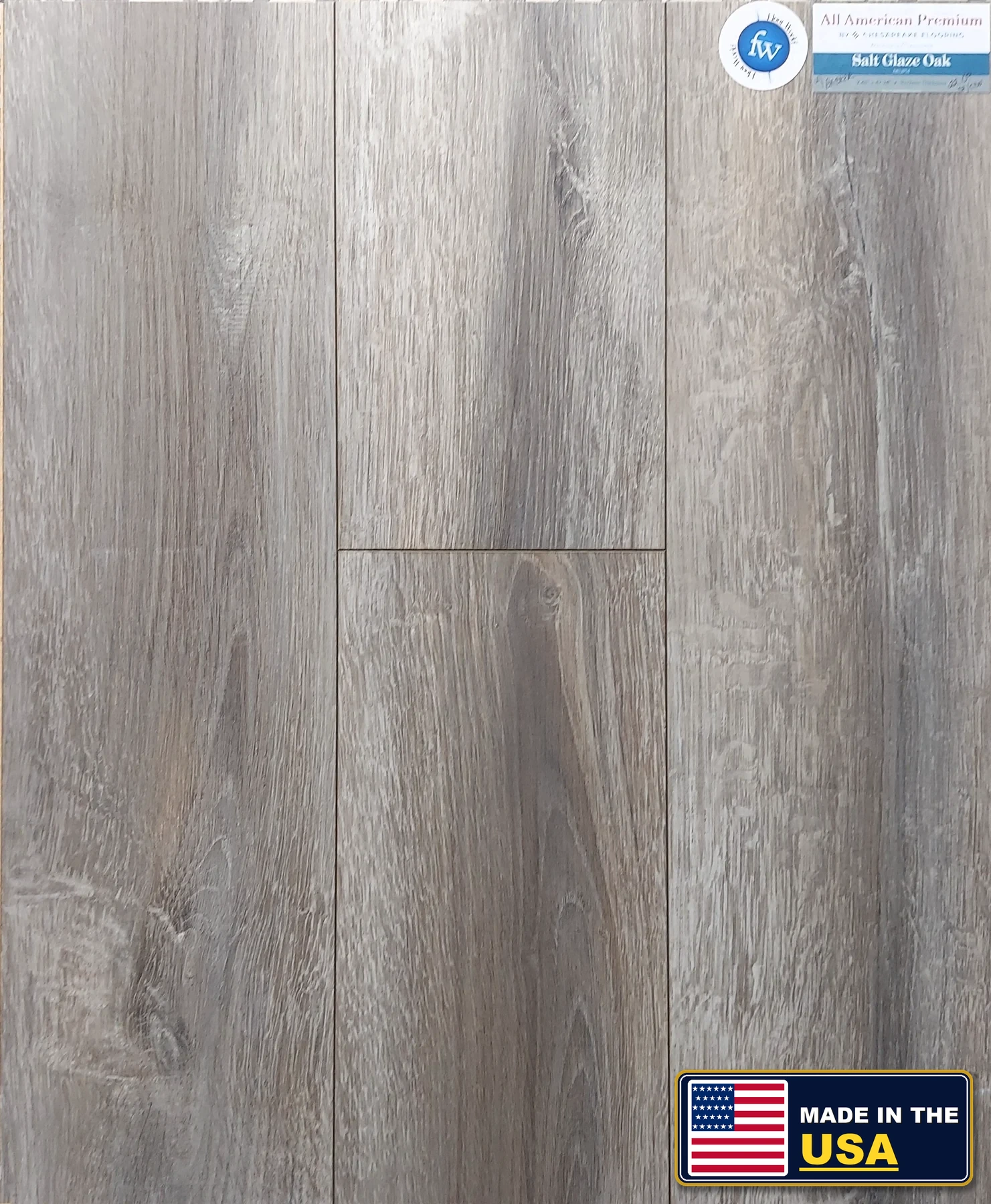 Salt Glaze Oak All American Premium · Laminate · Chesapeake · All American Premium · flooring sample photo · Floor World Ephrata PA