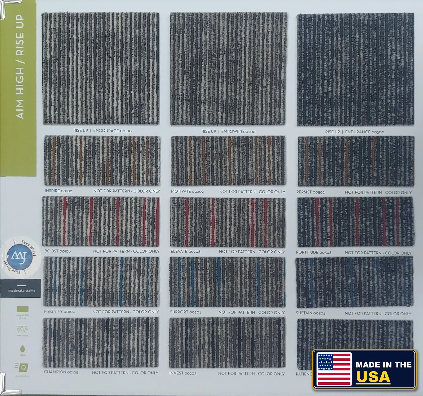 Aim High Philadelphia Commercial · Commercial Carpet · Shaw · Philadelphia Commercial · flooring sample photo · Floor World Ephrata PA