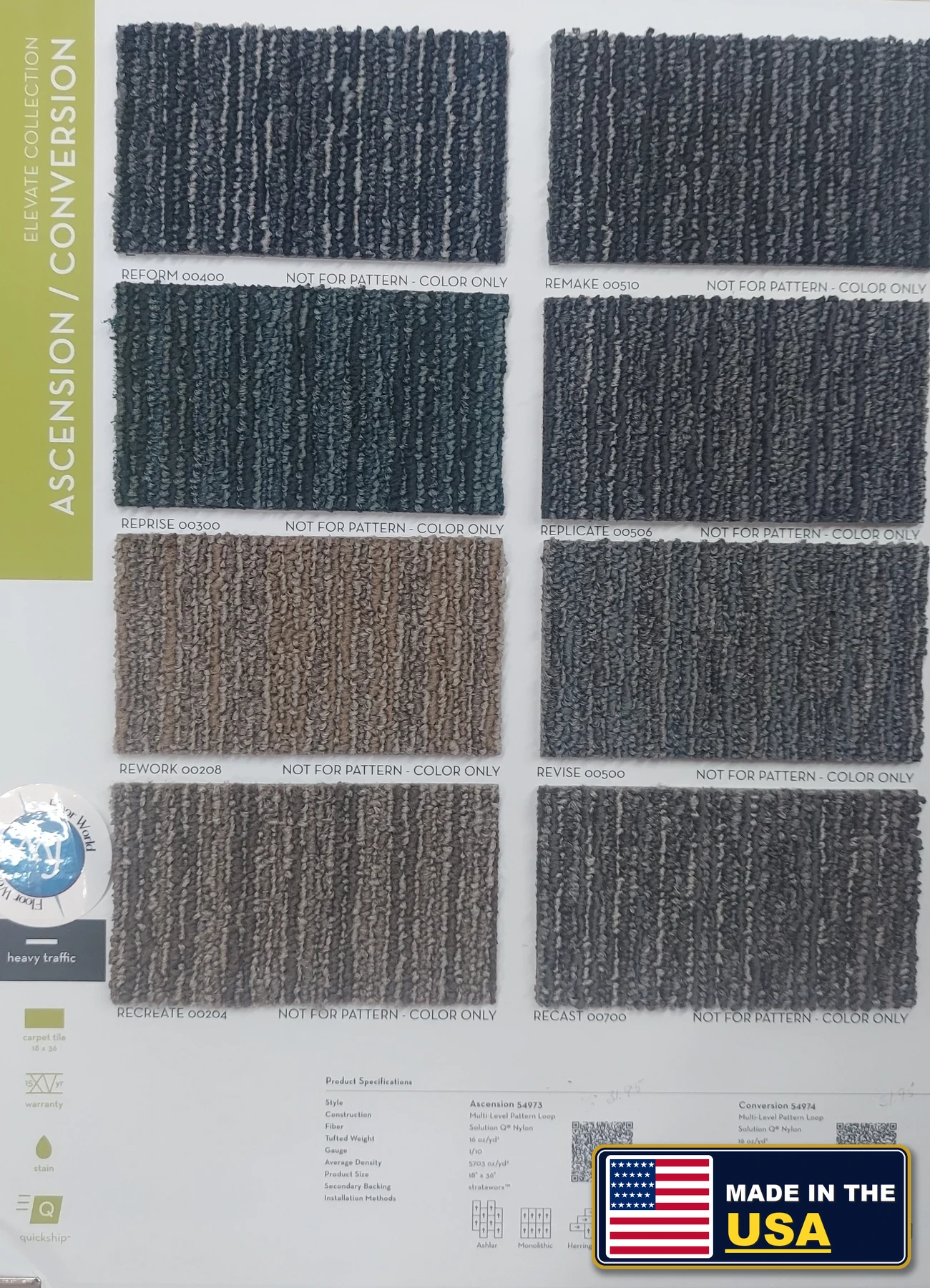 Ascension Philadelphia Commercial · Commercial Carpet · Shaw · Philadelphia Commercial · flooring sample photo · Floor World Ephrata PA