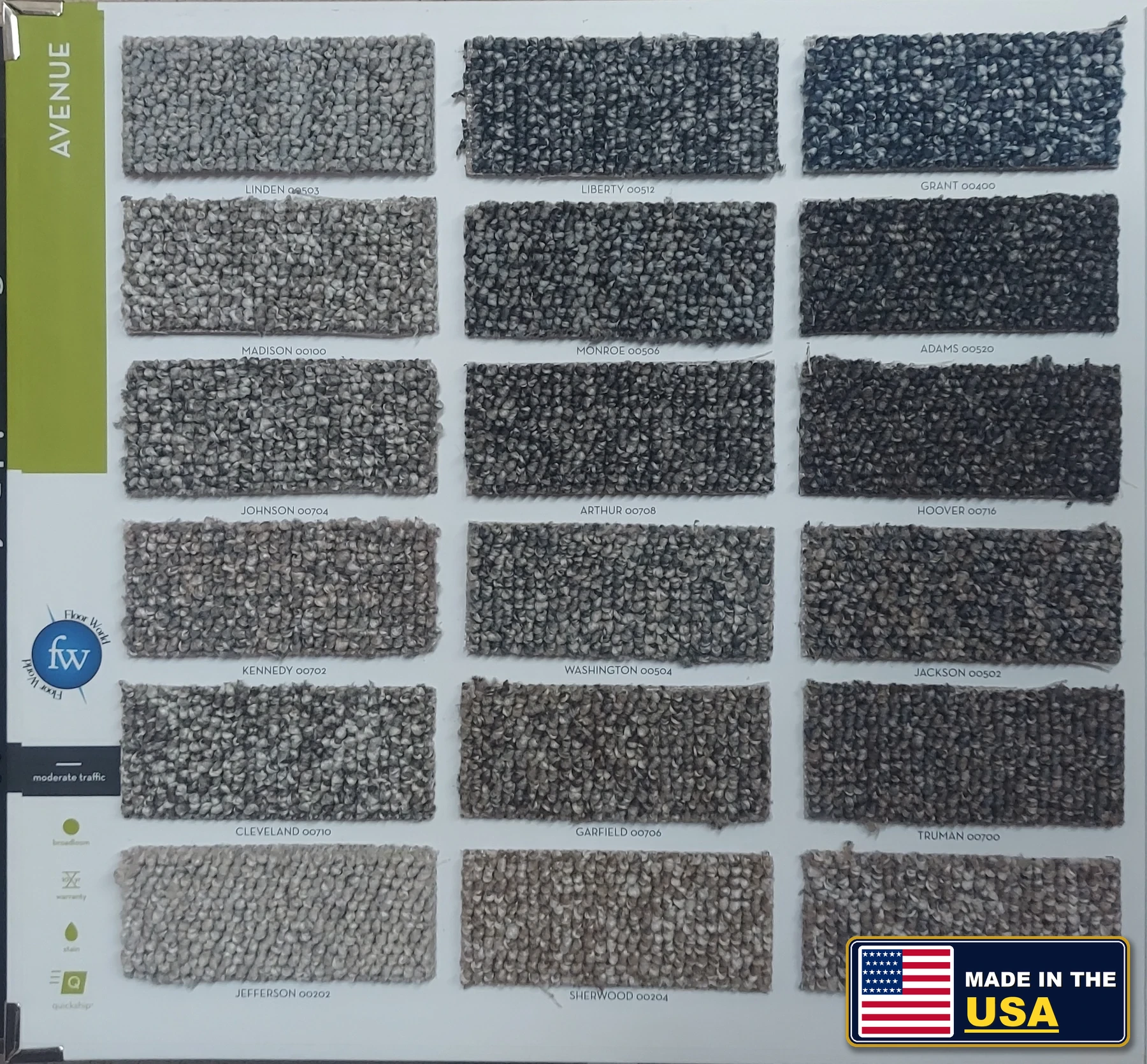 Avenue Philadelphia Commercial · Commercial Carpet · Shaw · Philadelphia Commercial · flooring sample photo · Floor World Ephrata PA