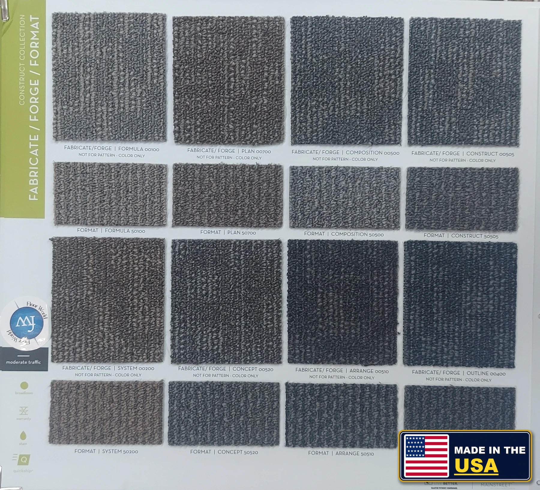 Fabricate Philadelphia Commercial · Commercial Carpet · Shaw · Philadelphia Commercial · flooring sample photo · Floor World Ephrata PA