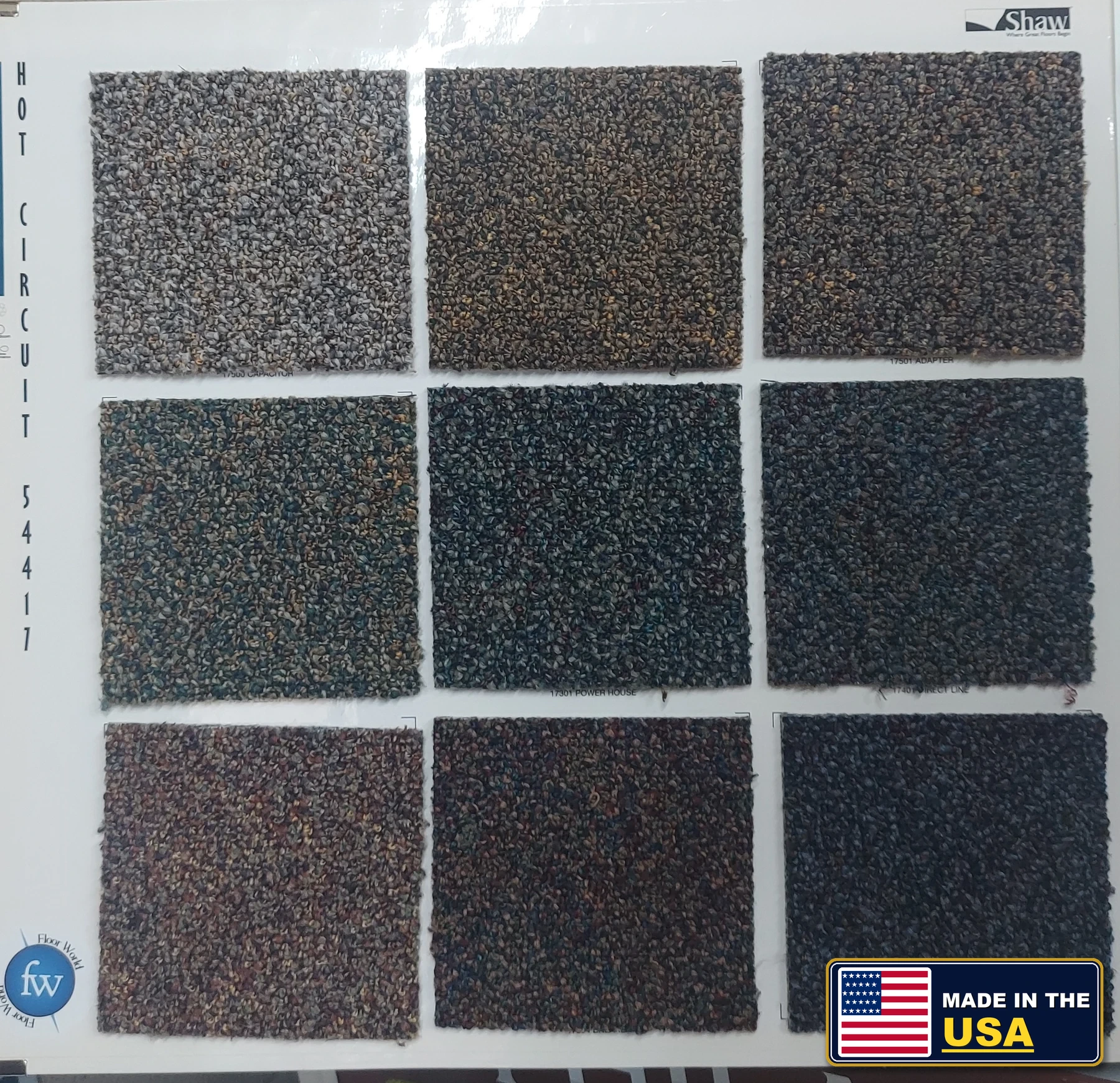 Hot Circuit Philadelphia Commercial · Commercial Carpet · Shaw · Philadelphia Commercial · flooring sample photo · Floor World Ephrata PA