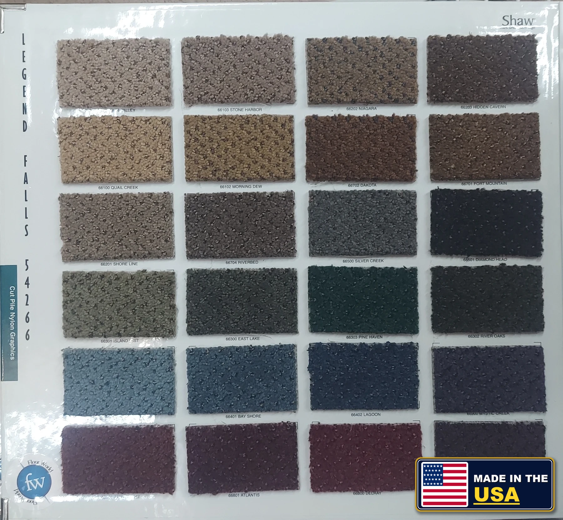 Legend Falls Philadelphia Commercial · Commercial Carpet · Shaw · Philadelphia Commercial · flooring sample photo · Floor World Ephrata PA