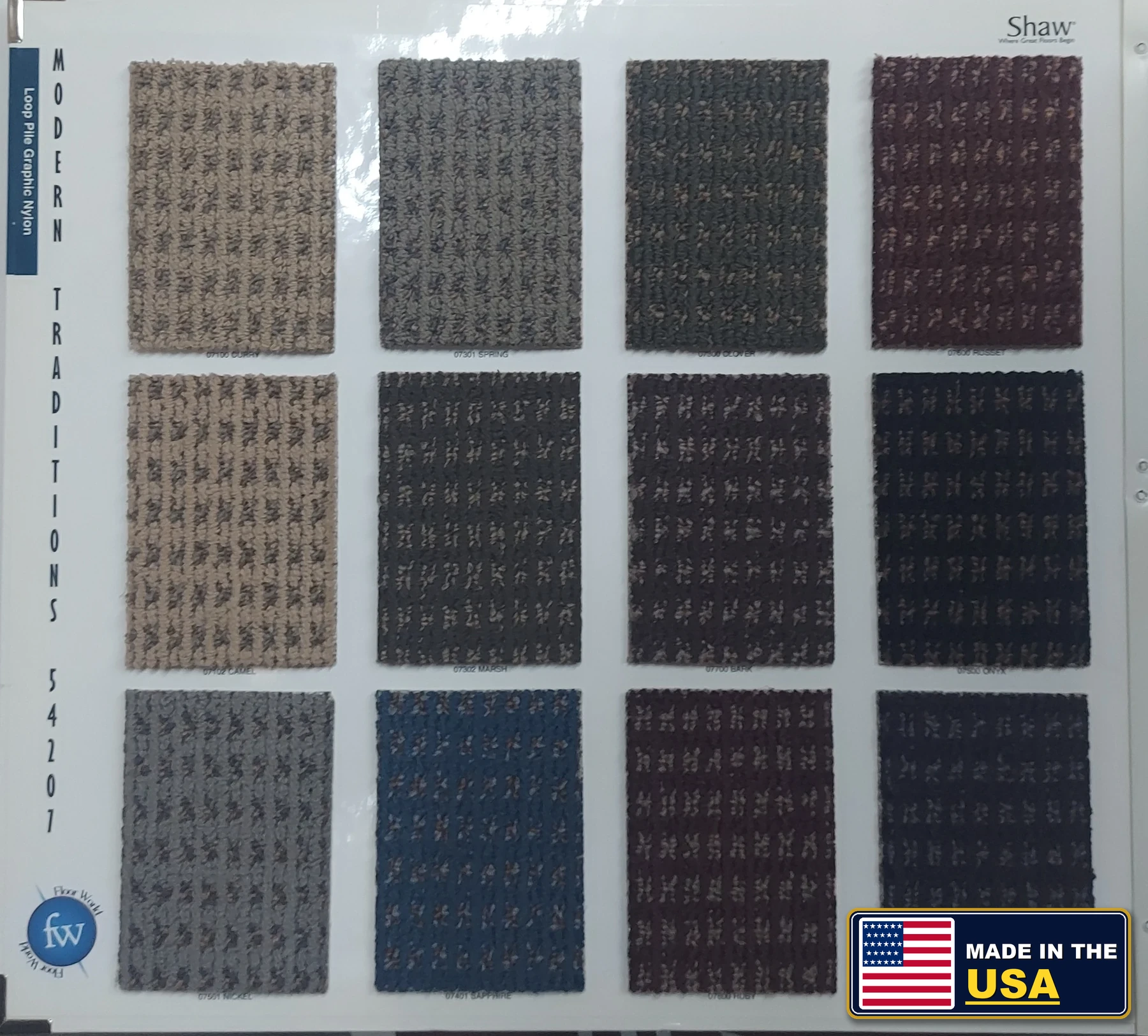 Modern Traditions Philadelphia Commercial · Commercial Carpet · Shaw · Philadelphia Commercial · flooring sample photo · Floor World Ephrata PA