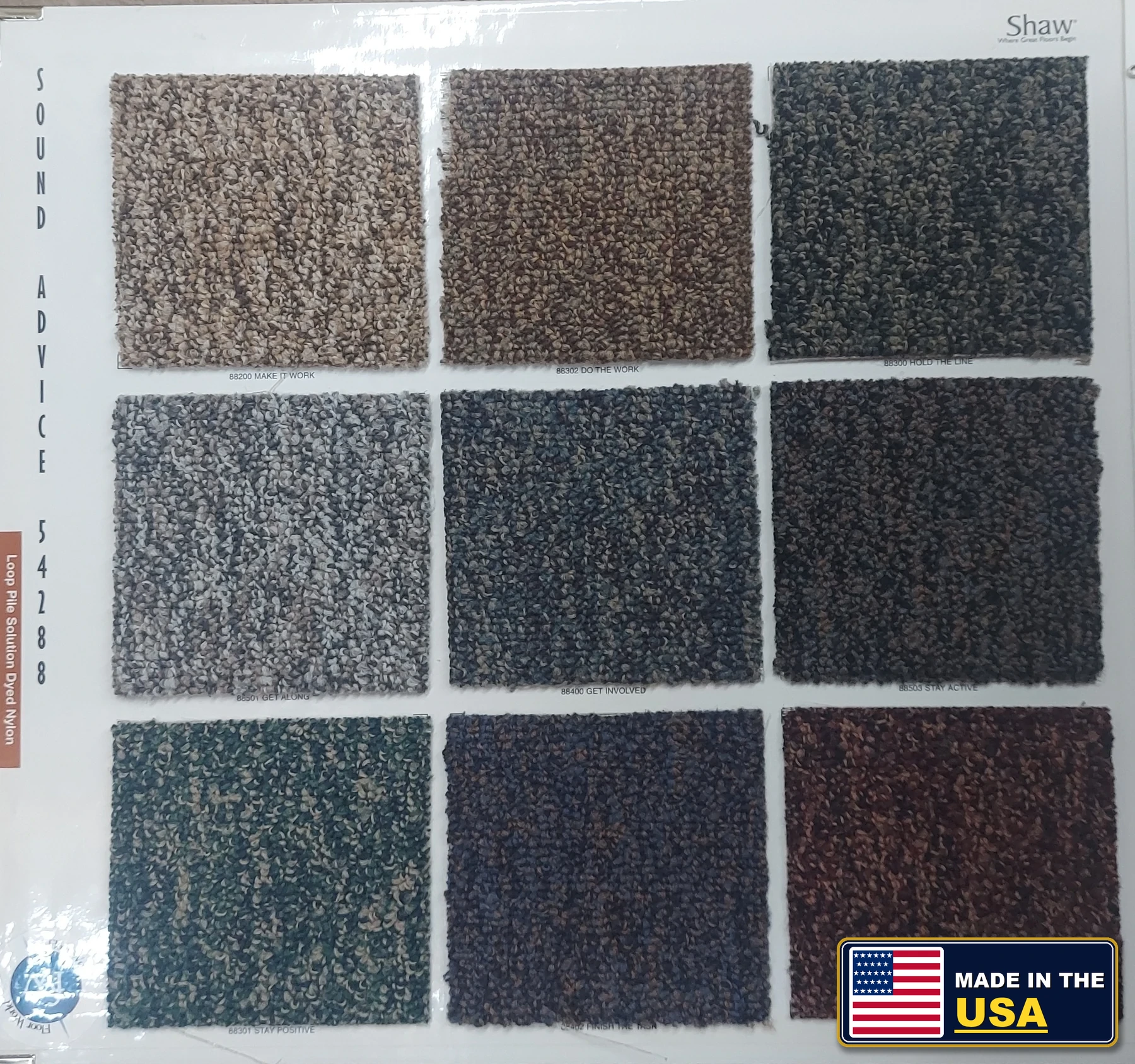 Sound Advice BL Philadelphia Commercial · Commercial Carpet · Shaw · Philadelphia Commercial · flooring sample photo · Floor World Ephrata PA