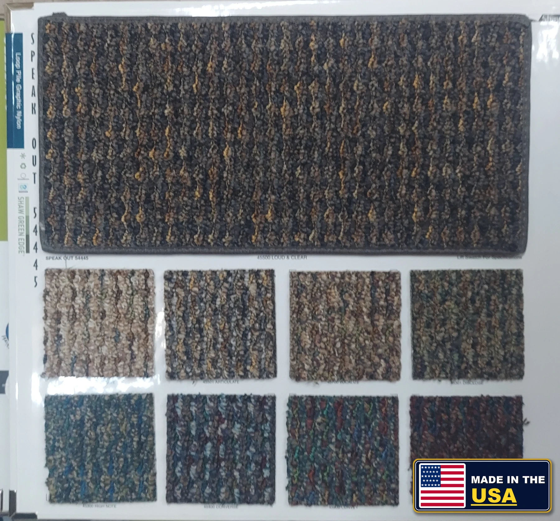 Speak Out Philadelphia Commercial · Commercial Carpet · Shaw · Philadelphia Commercial · flooring sample photo · Floor World Ephrata PA