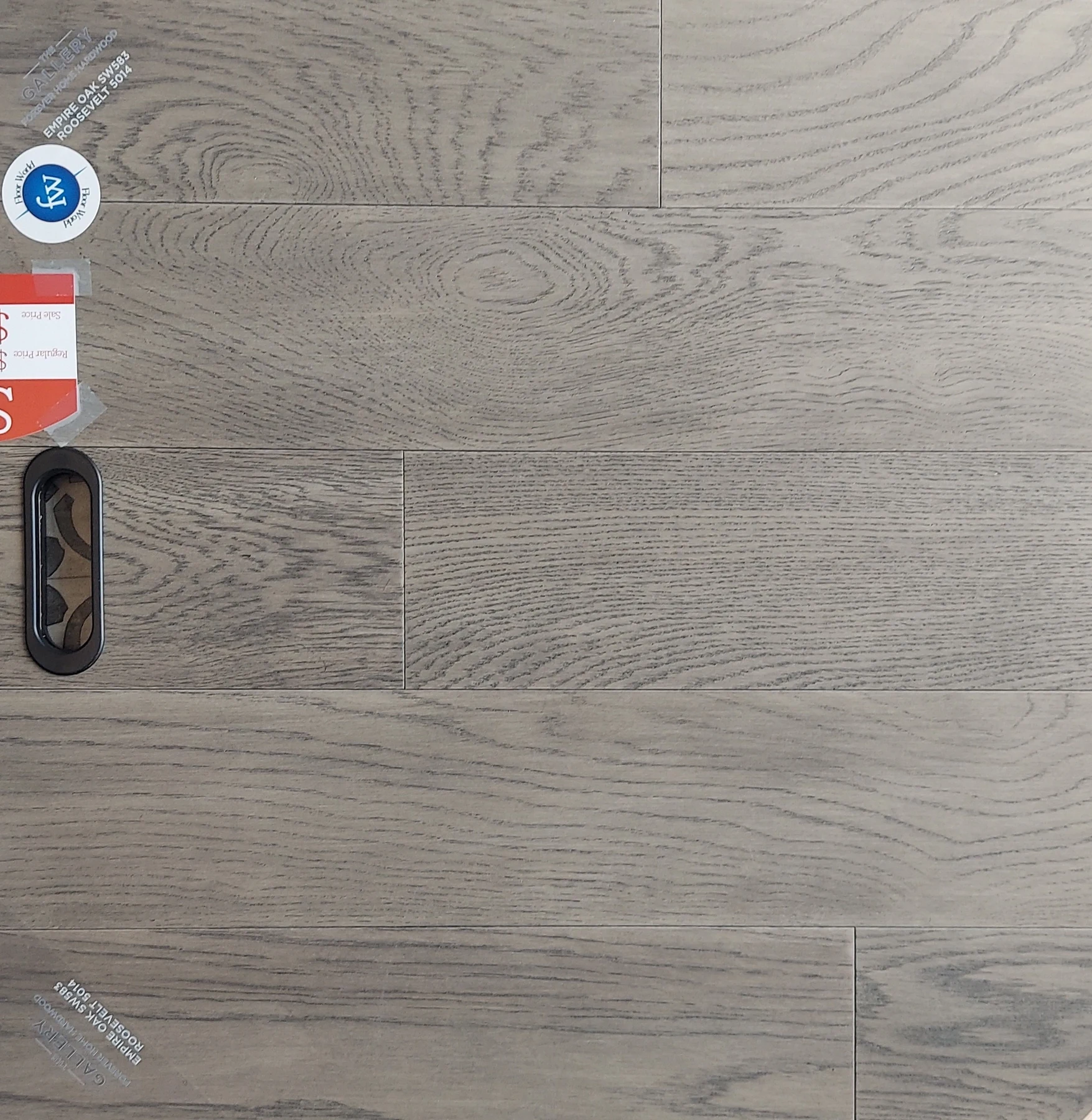 Roosevelt Empire Oak Plank · Hardwood · Shaw · The Gallery Empire Oak · flooring sample photo · Floor World Ephrata PA