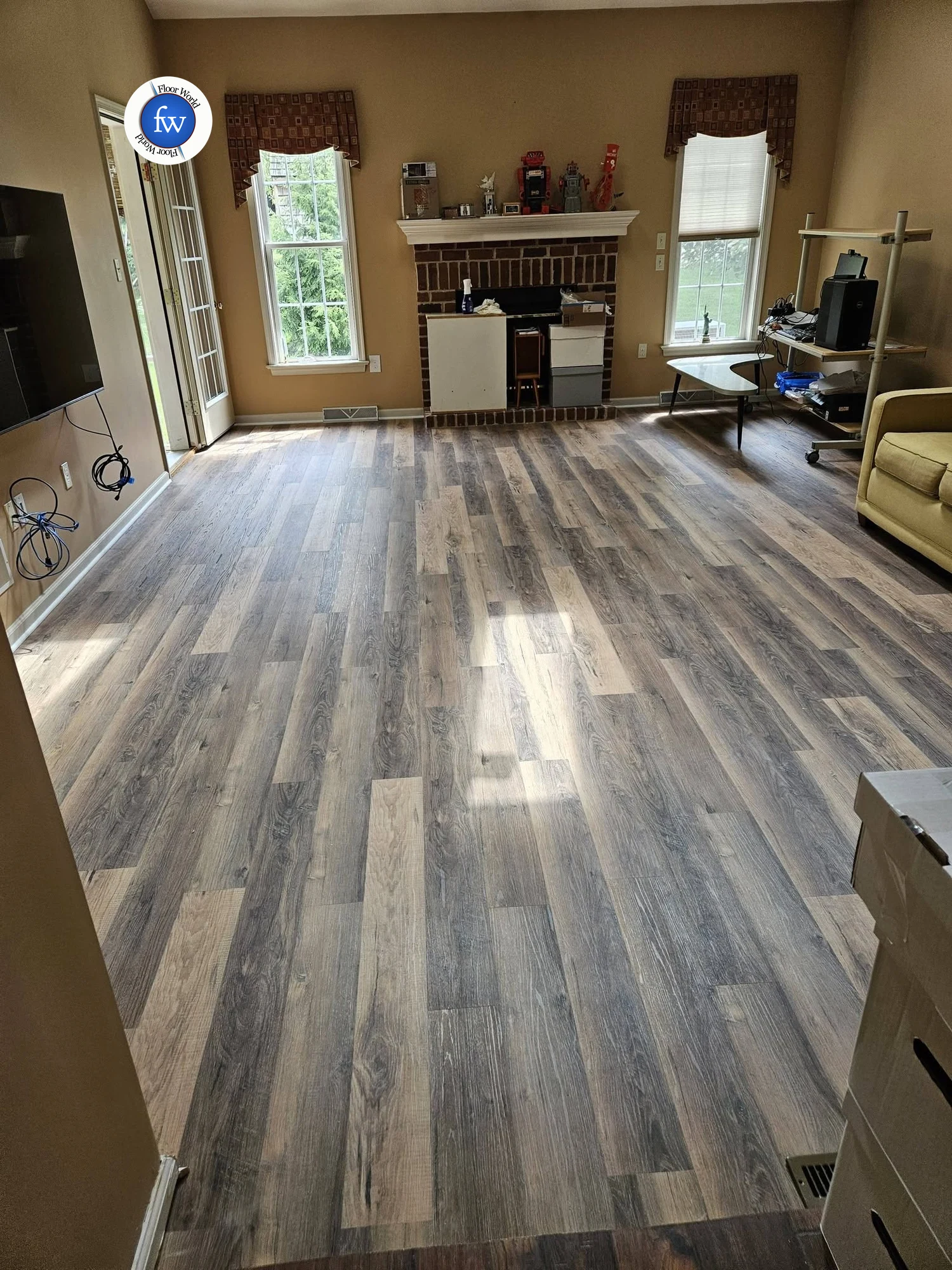 Barrel Napa · Luxury Vinyl Plank/Tile · Mannington · Adura · installed room photo · Floor World Ephrata PA
