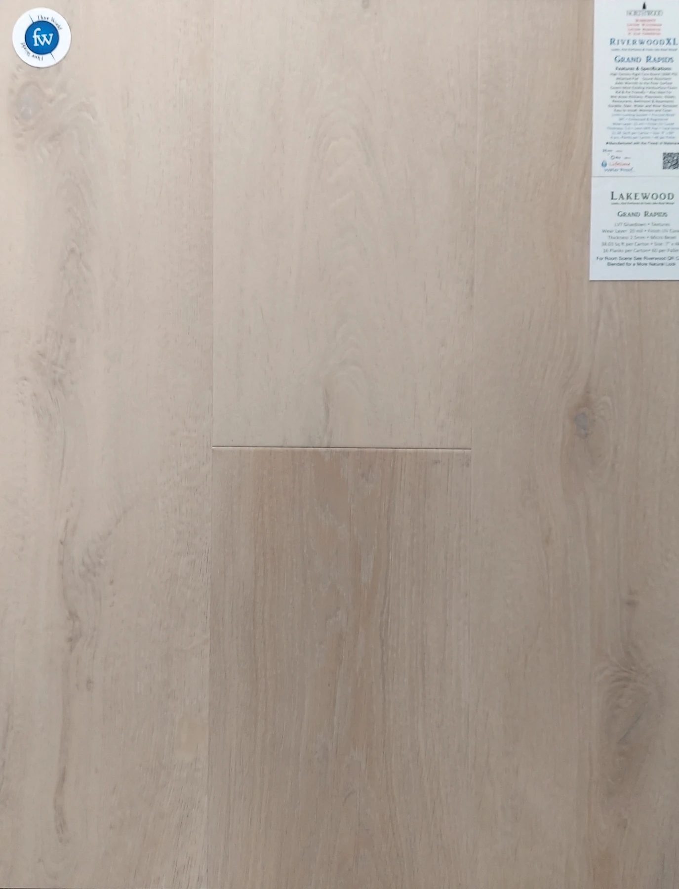 Grand Rapids Riverwood XL · Luxury Vinyl Plank/Tile · Northwood · Riverwood XL · flooring sample photo · Floor World Ephrata PA