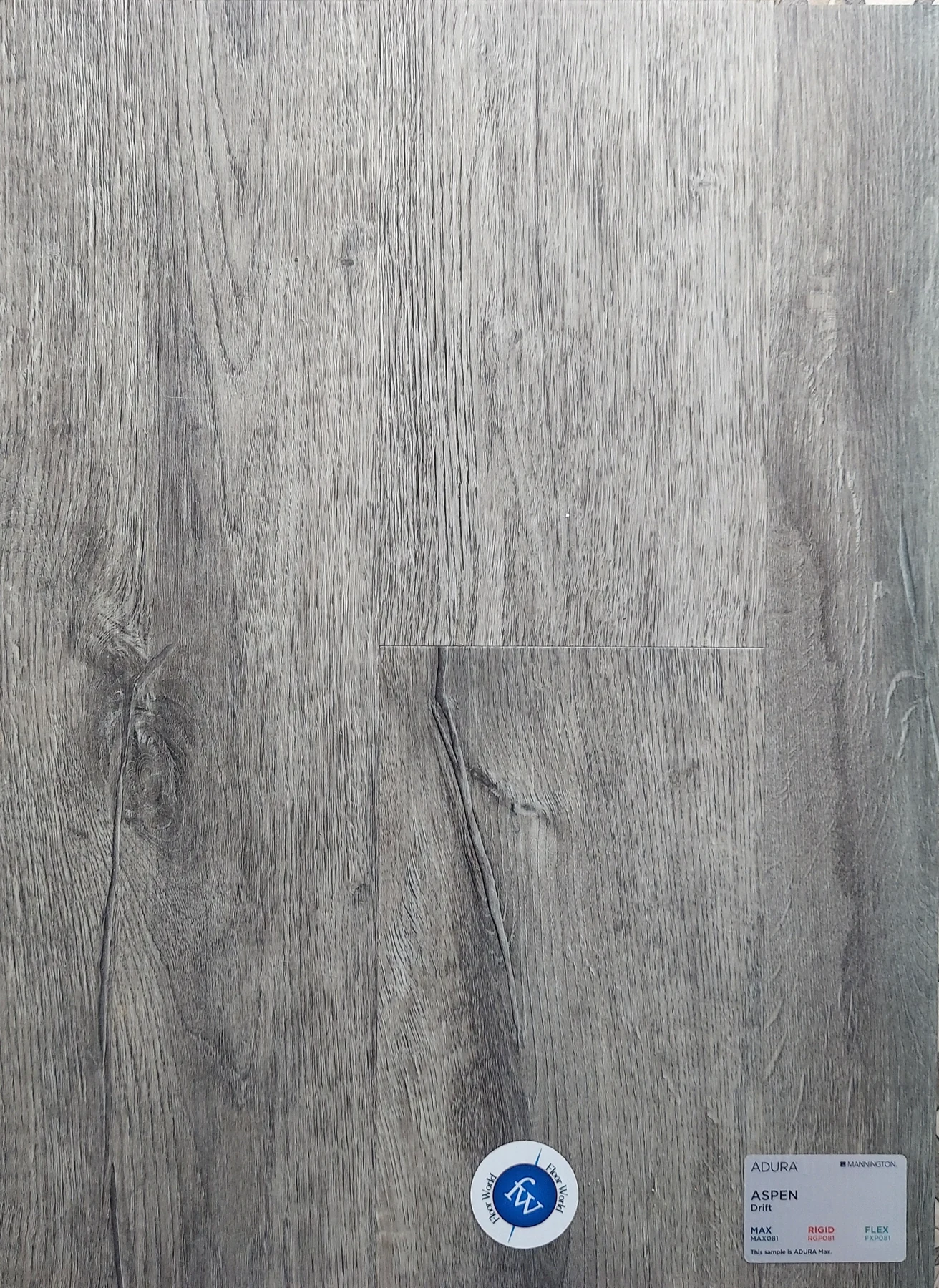 Drift Aspen · Luxury Vinyl Plank/Tile · Mannington · Adura · flooring sample photo · Floor World Ephrata PA