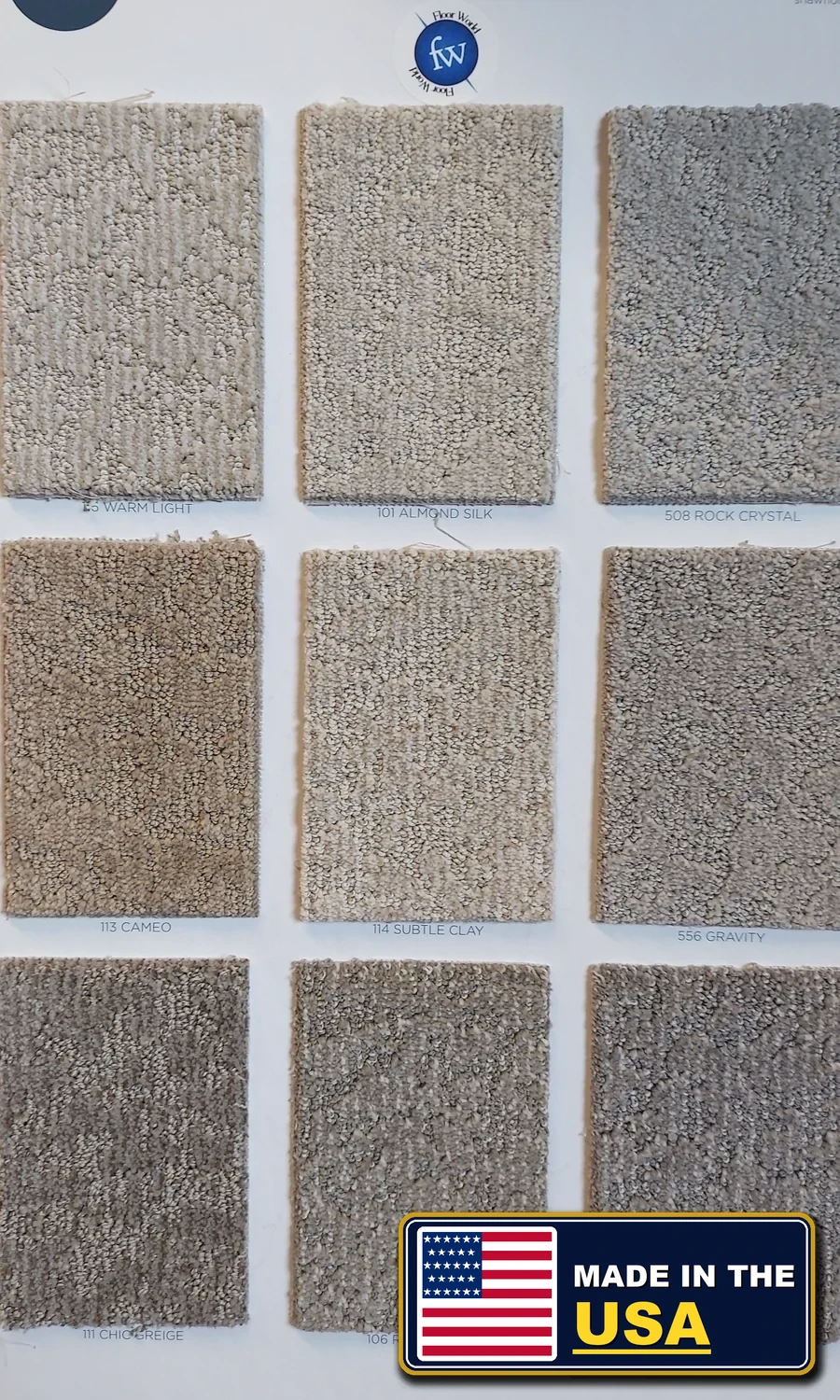 Clever Blend / Clever Art · Carpet · Shaw · Simply the Best Values · flooring sample photo · Floor World Ephrata PA