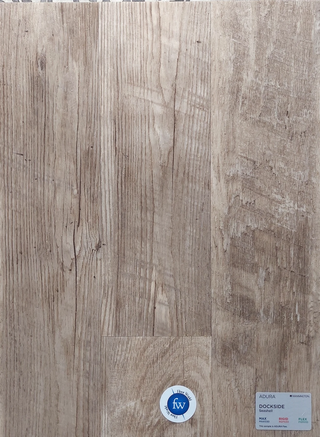 Seashell Dockside · Luxury Vinyl Plank/Tile · Mannington · Adura · flooring sample photo · Floor World Ephrata PA