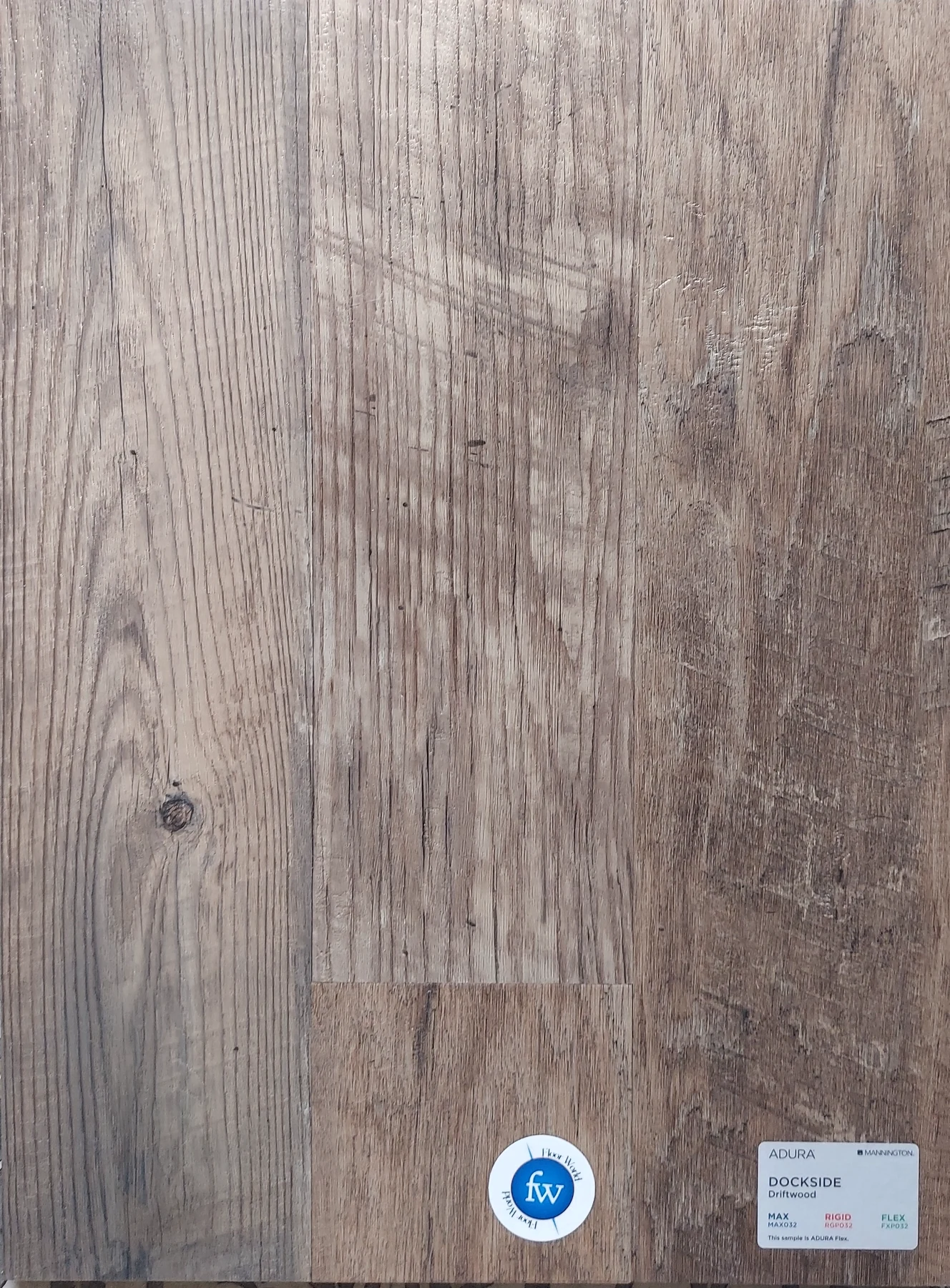 Driftwood Dockside · Luxury Vinyl Plank/Tile · Mannington · Adura · flooring sample photo · Floor World Ephrata PA