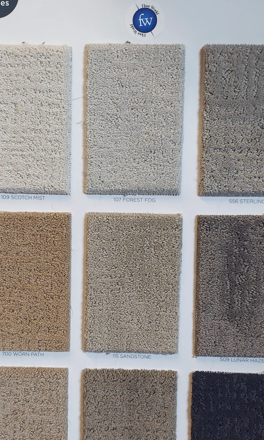 Clever Choice / Clever Design · Carpet · Shaw · Simply the Best Values · flooring sample photo · Floor World Ephrata PA
