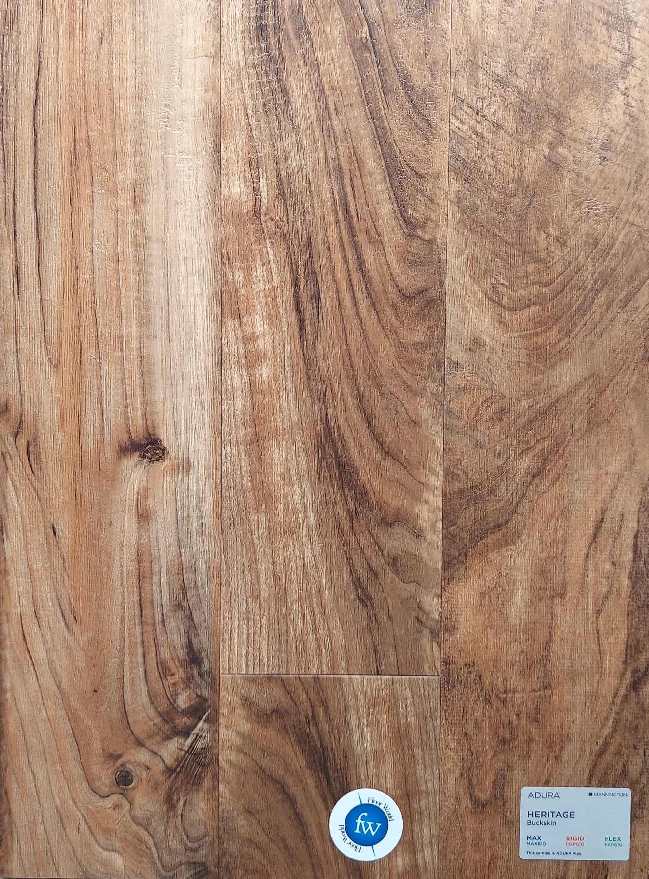 Buckskin Heritage · Luxury Vinyl Plank/Tile · Mannington · Adura · flooring sample photo · Floor World Ephrata PA