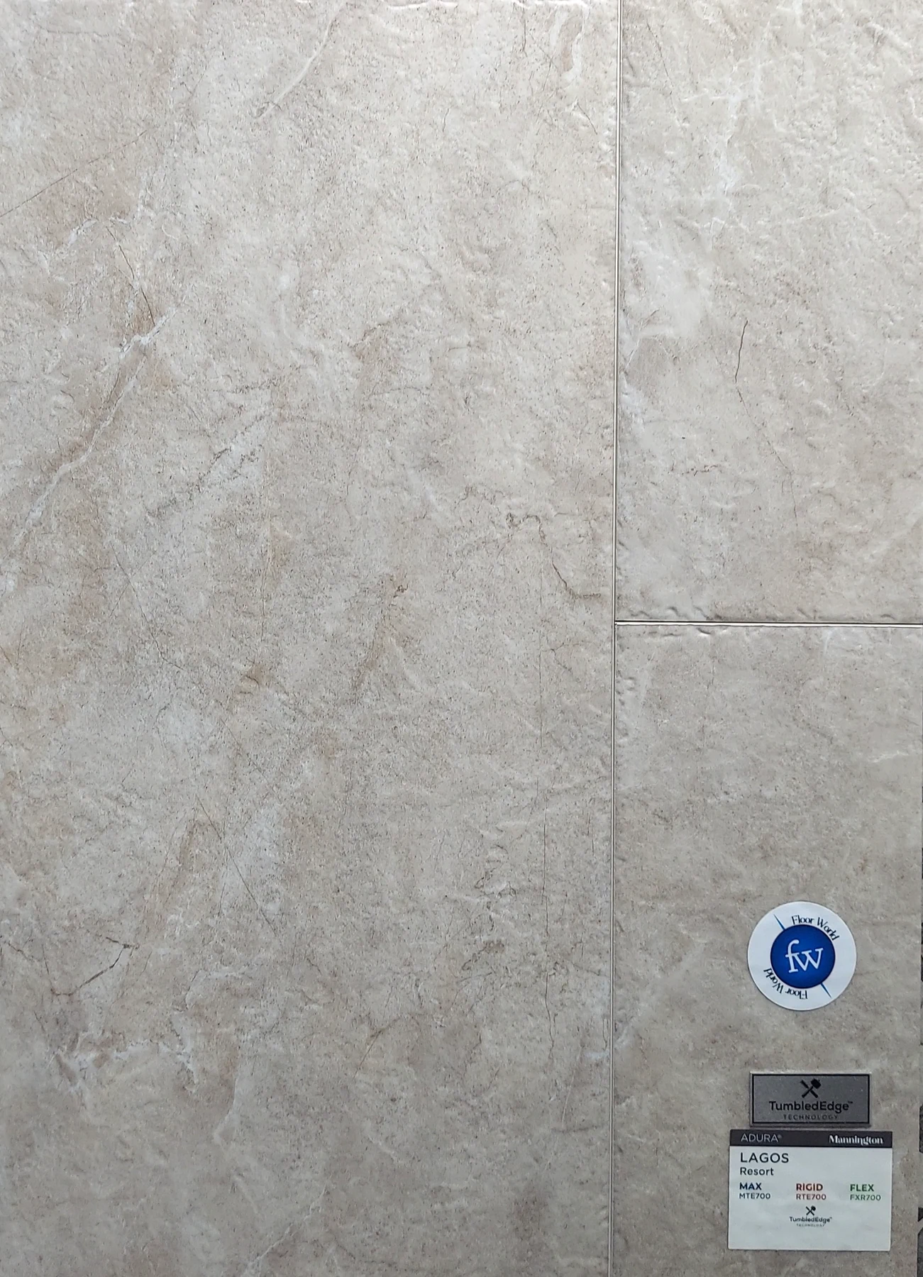 Resort Lagos · Luxury Vinyl Plank/Tile · Mannington · Adura · flooring sample photo · Floor World Ephrata PA
