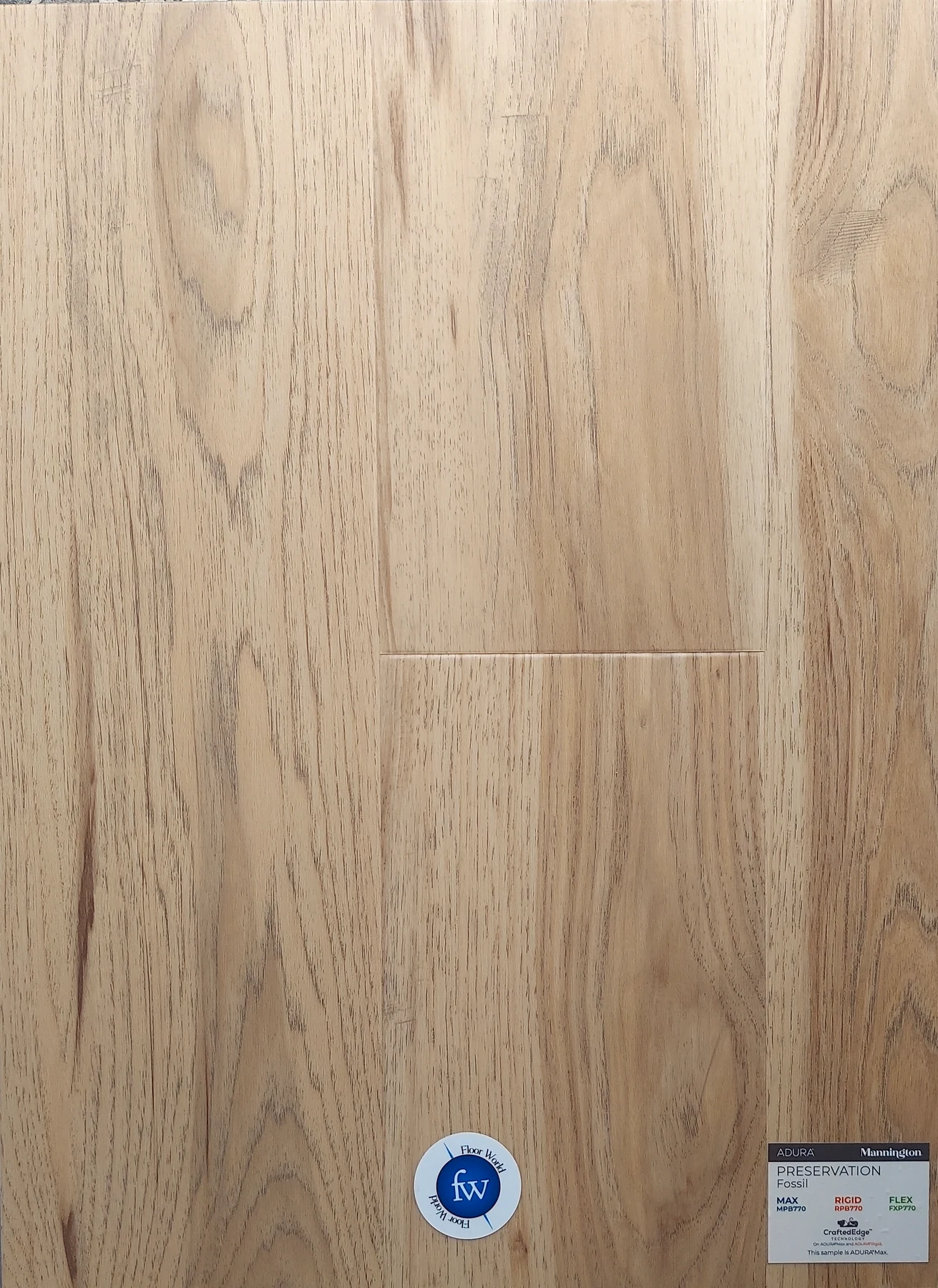 Fossil Preservation · Luxury Vinyl Plank/Tile · Mannington · Adura · flooring sample photo · Floor World Ephrata PA