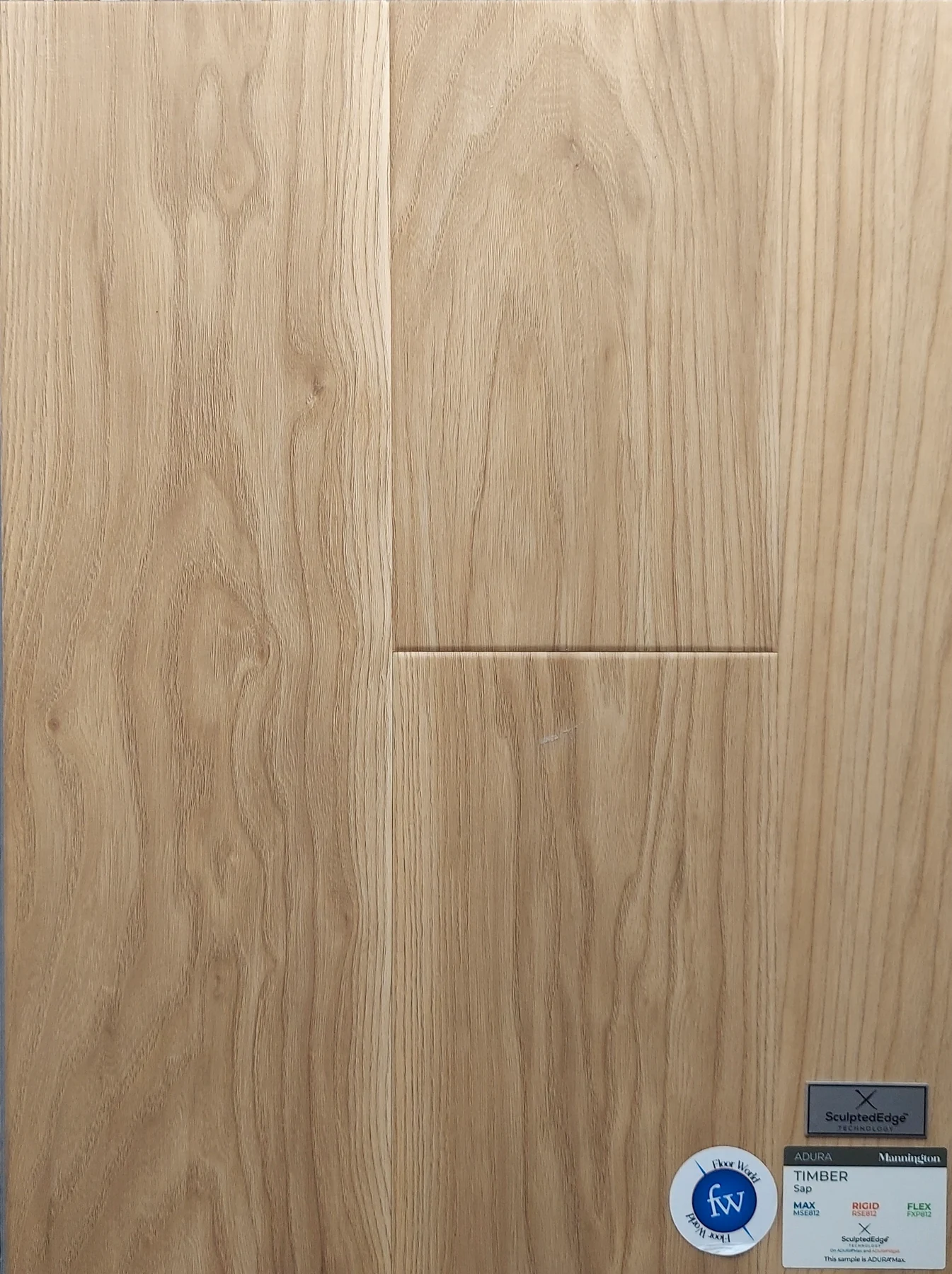 Sap Timber · Luxury Vinyl Plank/Tile · Mannington · Adura · flooring sample photo · Floor World Ephrata PA
