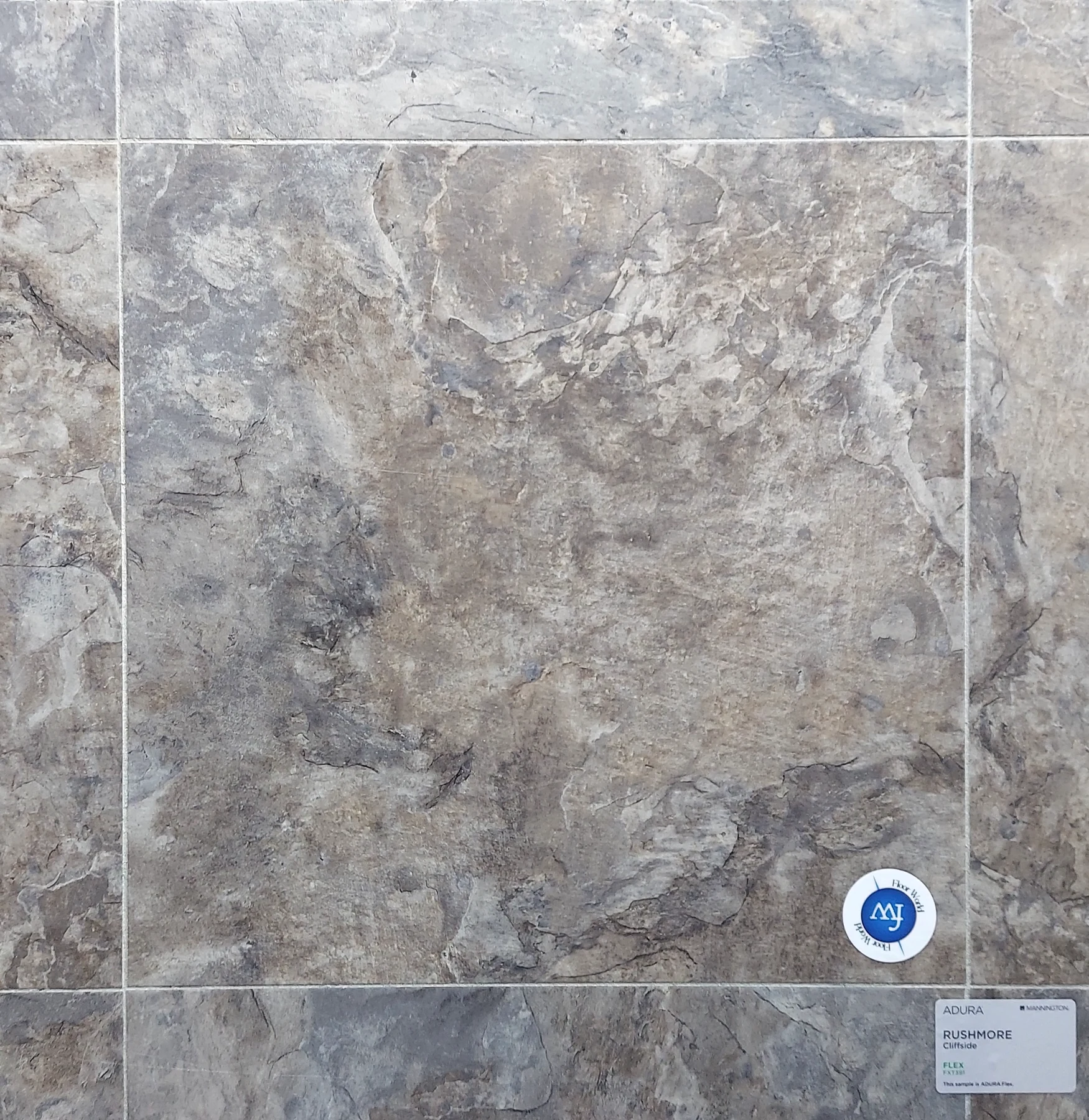 Cliffside Rushmore · Luxury Vinyl Plank/Tile · Mannington · Adura · flooring sample photo · Floor World Ephrata PA