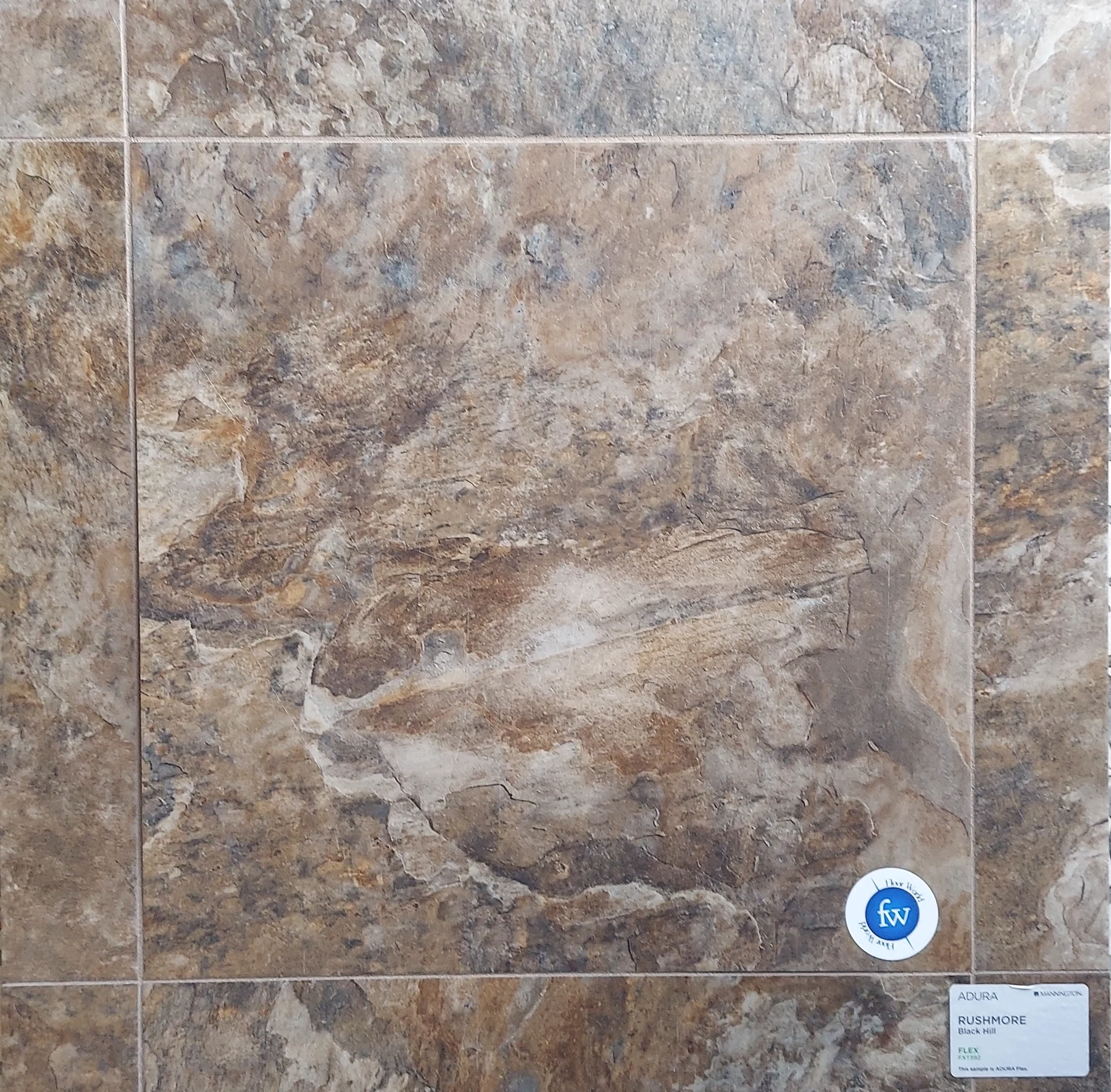 Black Hill Rushmore · Luxury Vinyl Plank/Tile · Mannington · Adura · flooring sample photo · Floor World Ephrata PA