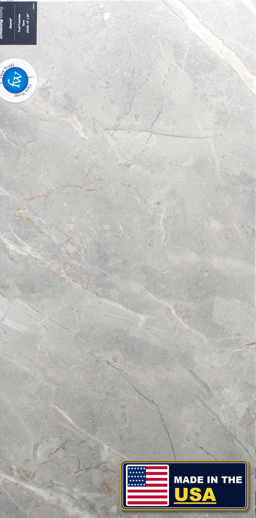 Tivoli Travertine Terra Tivoli Travertine · Luxury Vinyl Plank/Tile · Armstrong · Alterna · flooring sample photo · Floor World Ephrata PA