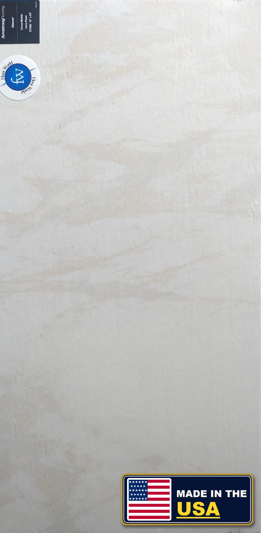 Cirrus Marble Ivory Poem Cirrus Marble · Luxury Vinyl Plank/Tile · Armstrong · Alterna · flooring sample photo · Floor World Ephrata PA
