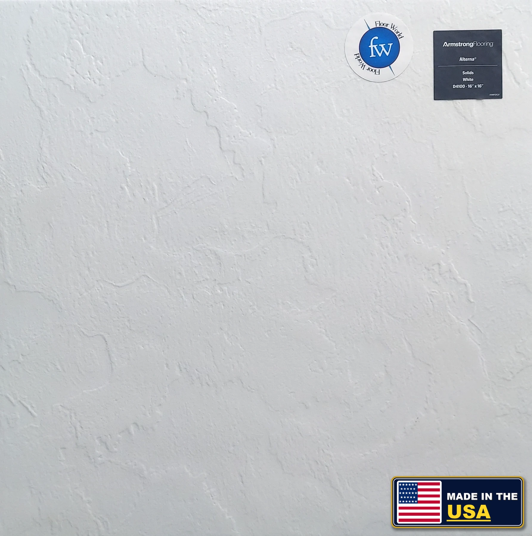 Solids White Solids · Luxury Vinyl Plank/Tile · Armstrong · Alterna · flooring sample photo · Floor World Ephrata PA