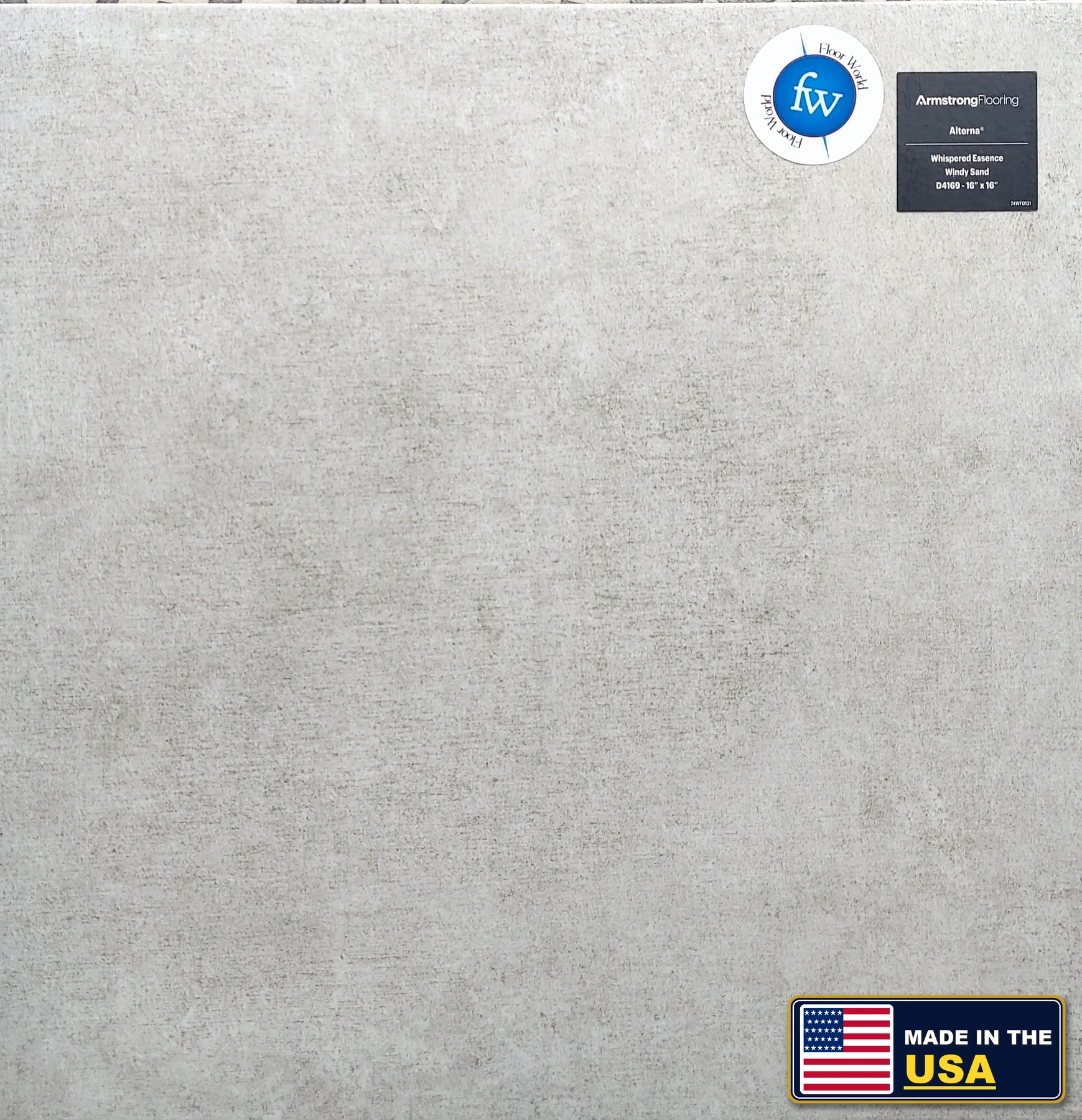 Whispered Essence Windy Sand Whispered Essence · Luxury Vinyl Plank/Tile · Armstrong · Alterna · flooring sample photo · Floor World Ephrata PA