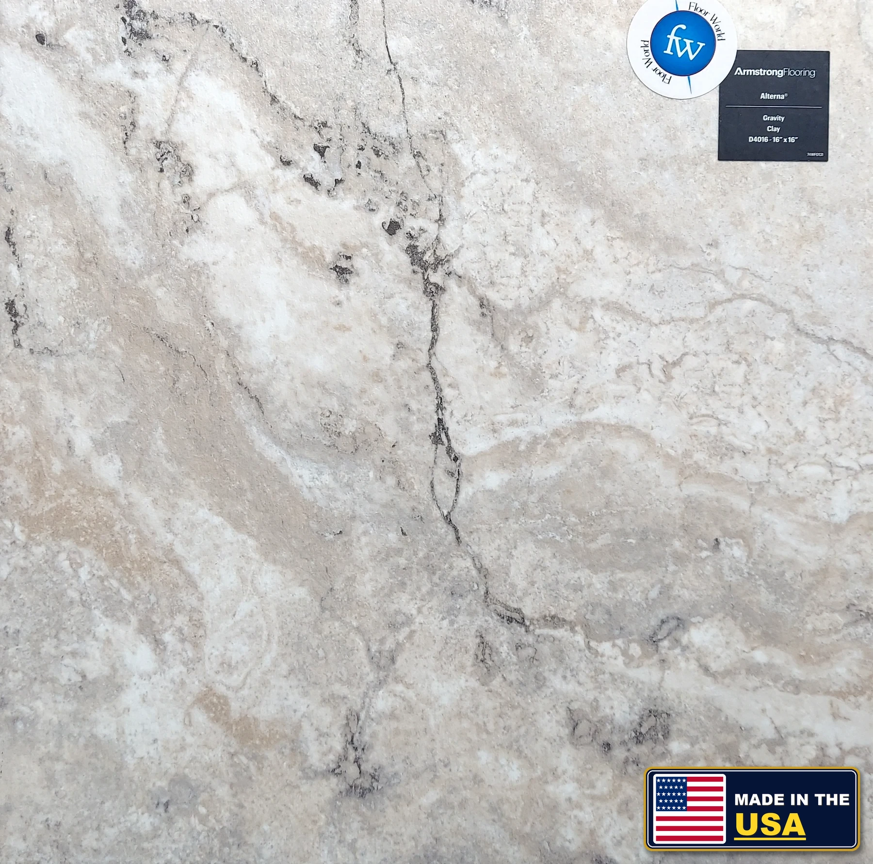 Gravity Clay Gravity · Luxury Vinyl Plank/Tile · Armstrong · Alterna · flooring sample photo · Floor World Ephrata PA