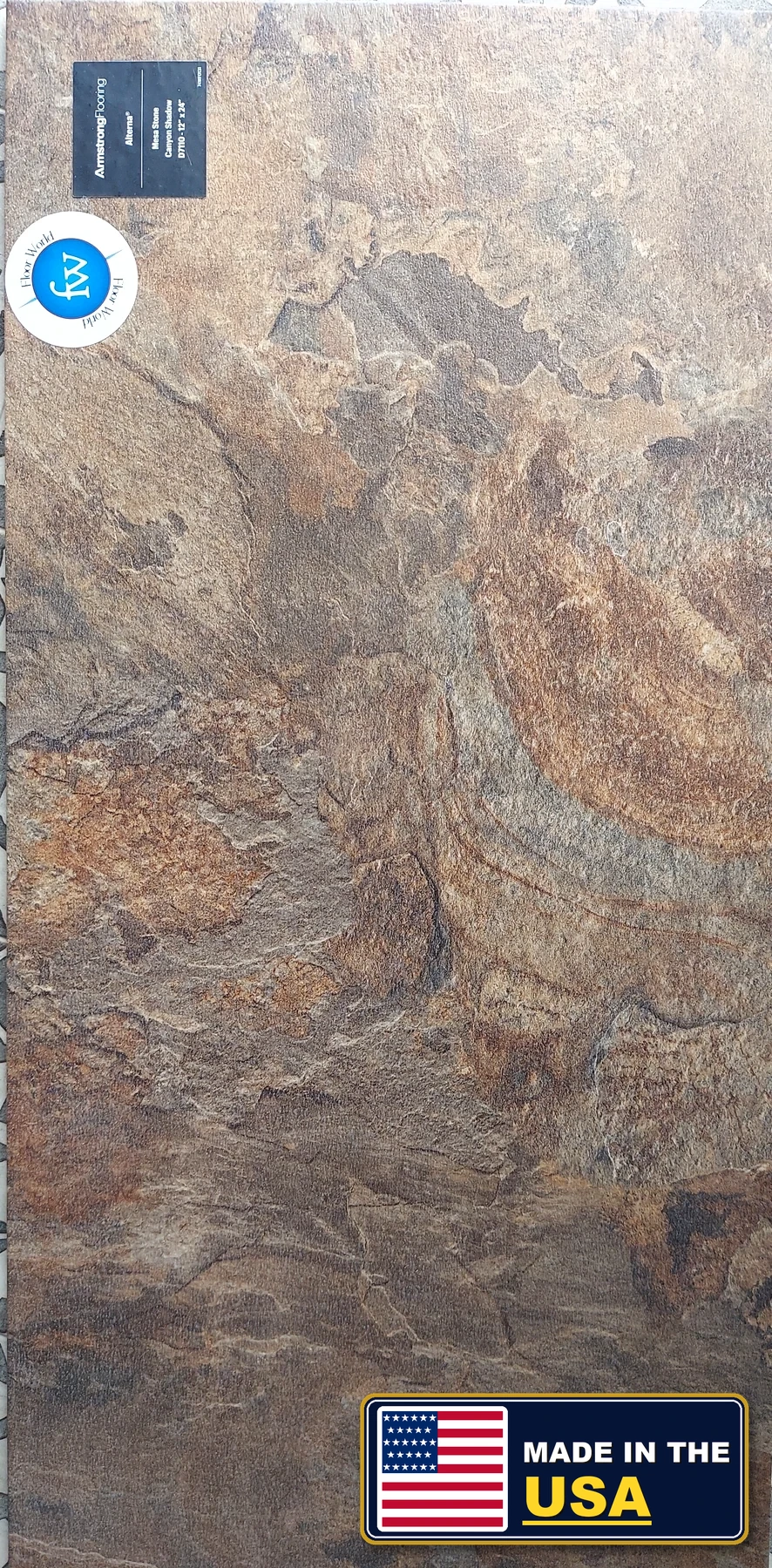 Mesa Stone Canyon Shadow Mesa Stone · Luxury Vinyl Plank/Tile · Armstrong · Alterna · flooring sample photo · Floor World Ephrata PA