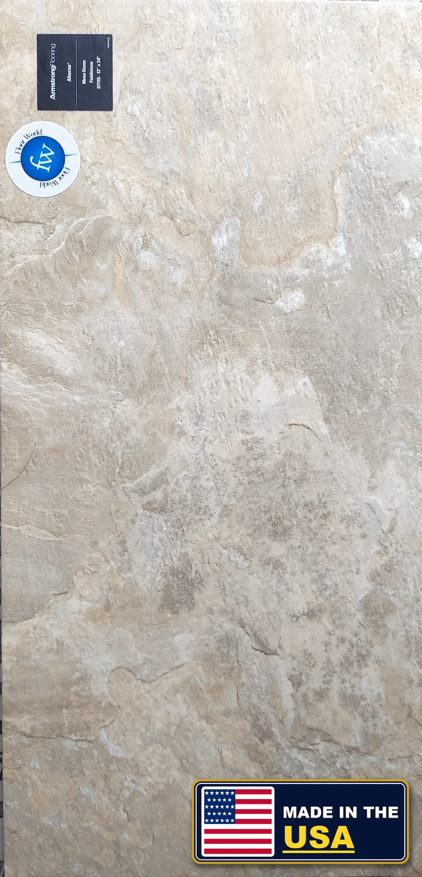 Mesa Stone Fieldstone Mesa Stone · Luxury Vinyl Plank/Tile · Armstrong · Alterna · flooring sample photo · Floor World Ephrata PA