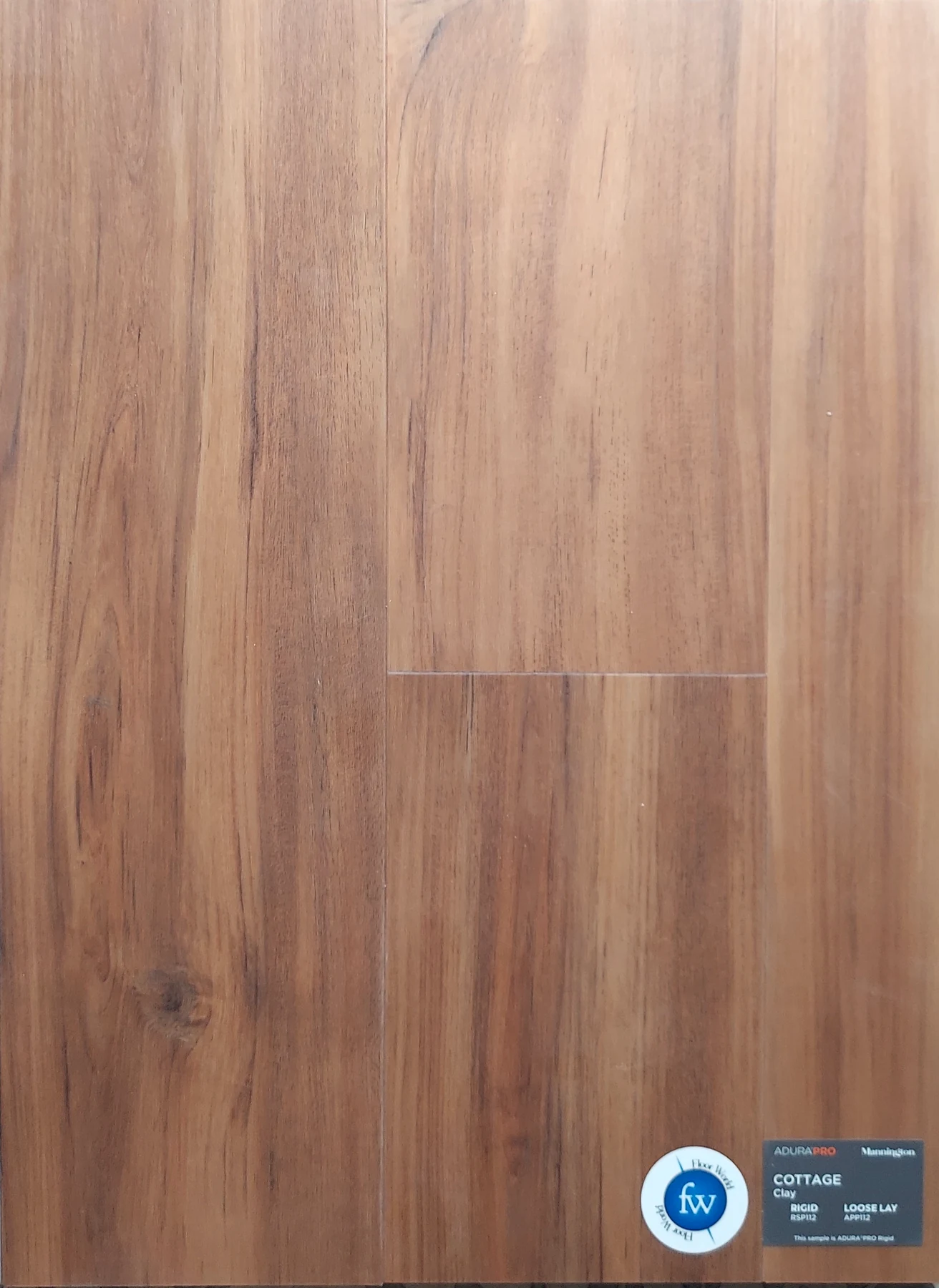 Clay Cottage · Luxury Vinyl Plank/Tile · Mannington · AduraPro · flooring sample photo · Floor World Ephrata PA