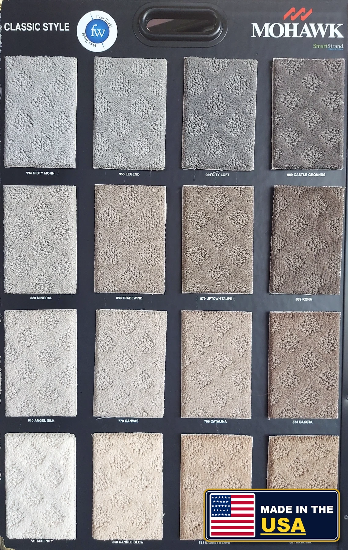 Classic Style SmartStrand Forever Clean · Carpet · Mohawk · SmartStrand Forever Clean · flooring sample photo · Floor World Ephrata PA