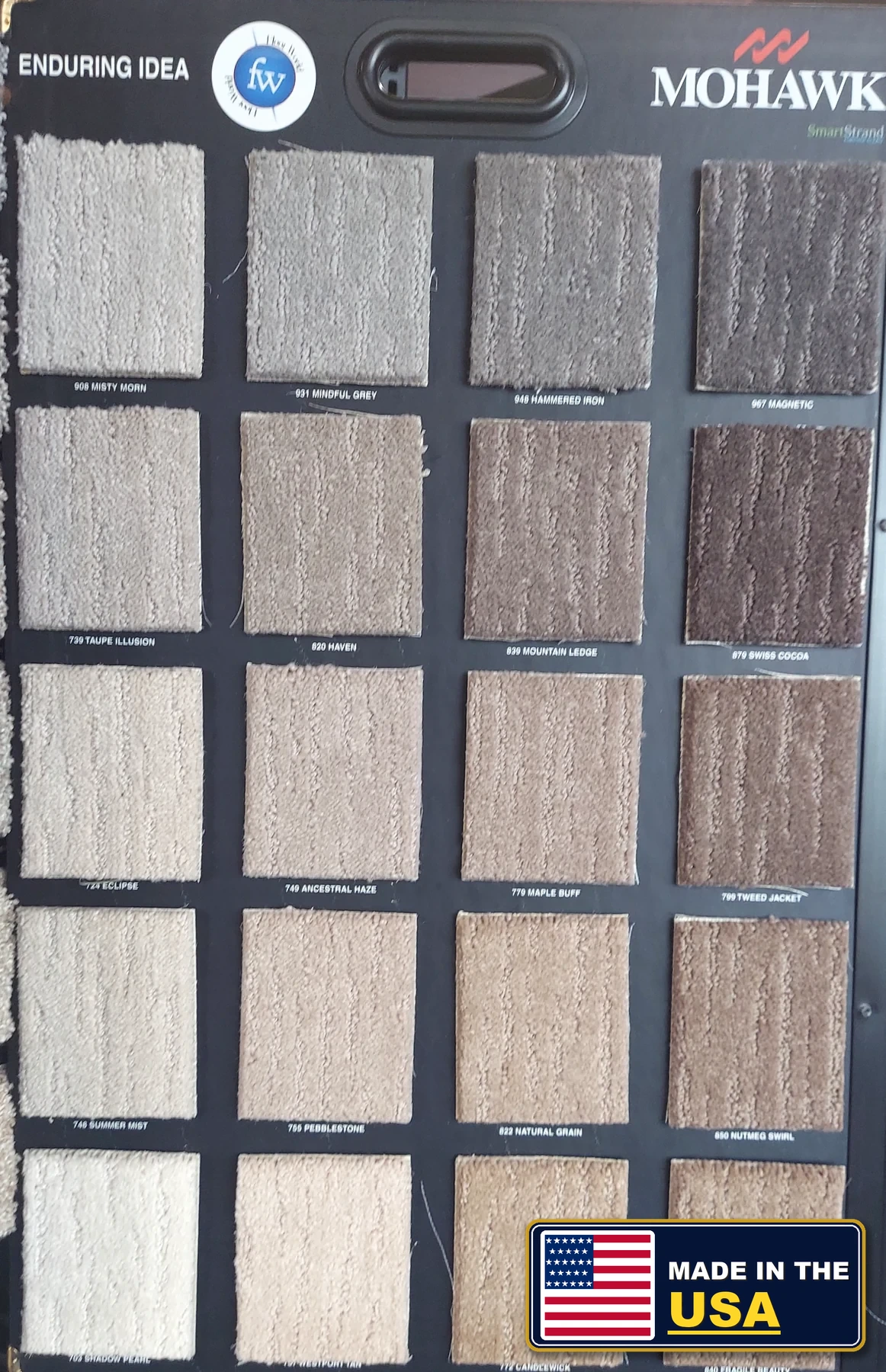 Enduring Idea SmartStrand Forever Clean · Carpet · Mohawk · SmartStrand Forever Clean · flooring sample photo · Floor World Ephrata PA